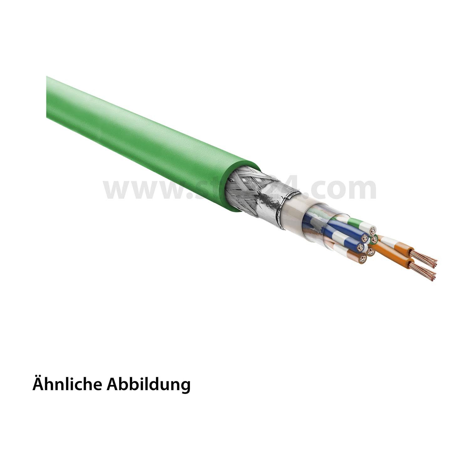 Helukabel Titel:Ethernetleitung Cat. 5e Schleppkettenleitung 8-adrig, 4x2xAWG26 Elektro-Kabel, (1 cm)