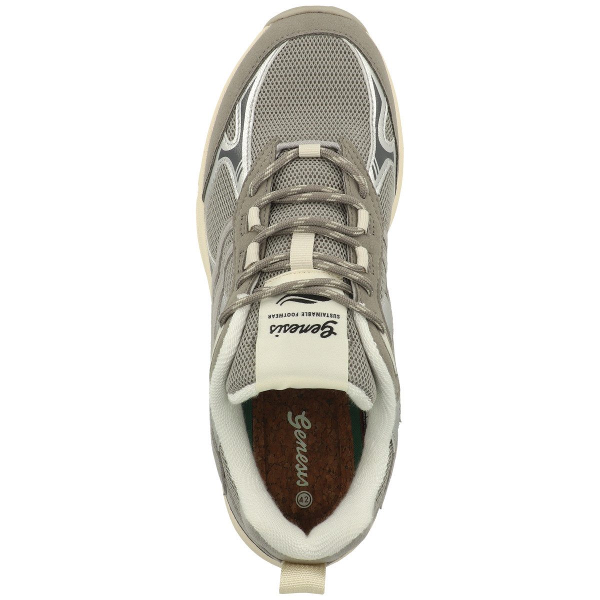 GENESIS G-Eco'99 Grey Bottom Unisex Erwachsene Sneaker Turnschuhe, Sportschuhe, Freizeitschuhe, Halbschuhe, Schnürschuhe – Bild 2 von 5