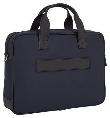 Tommy Hilfiger Messenger Bag TH URBAN NYLON COMPUTER BAG, Reißverschluss-Vorderfach