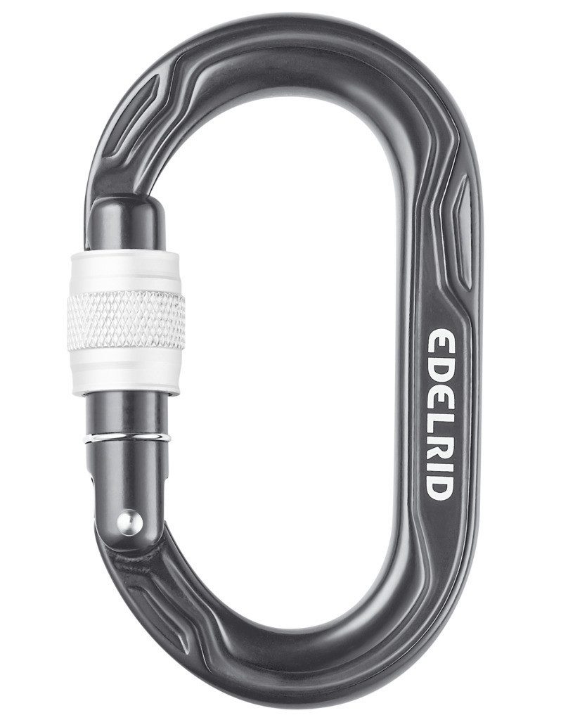 Edelrid Karabiner Kiwi Screw anthracite