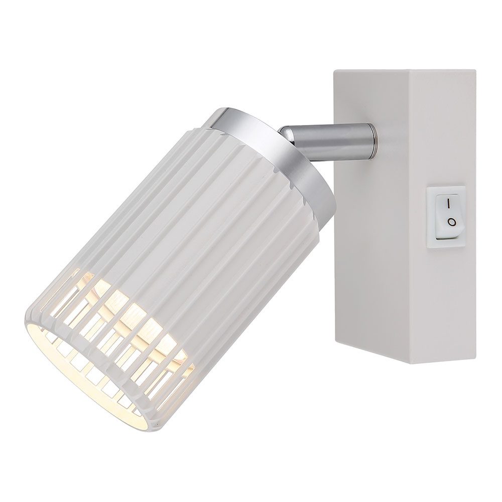 GLOBO LIGHTING Wandleuchte, Leuchtmittel nicht inklusive, Wandlampe Wandstrahler Wandspot beweglich Leselampe Wohnzimmerlampe