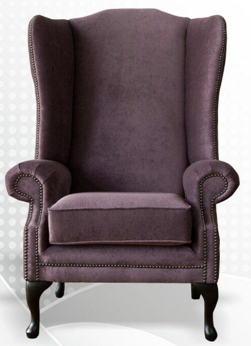 Xlmoebel Ohrensessel Antiker roter Fernsehsessel mit Chaiselongue und Relaxfunktion (Sessel), Hergestellt in Europa