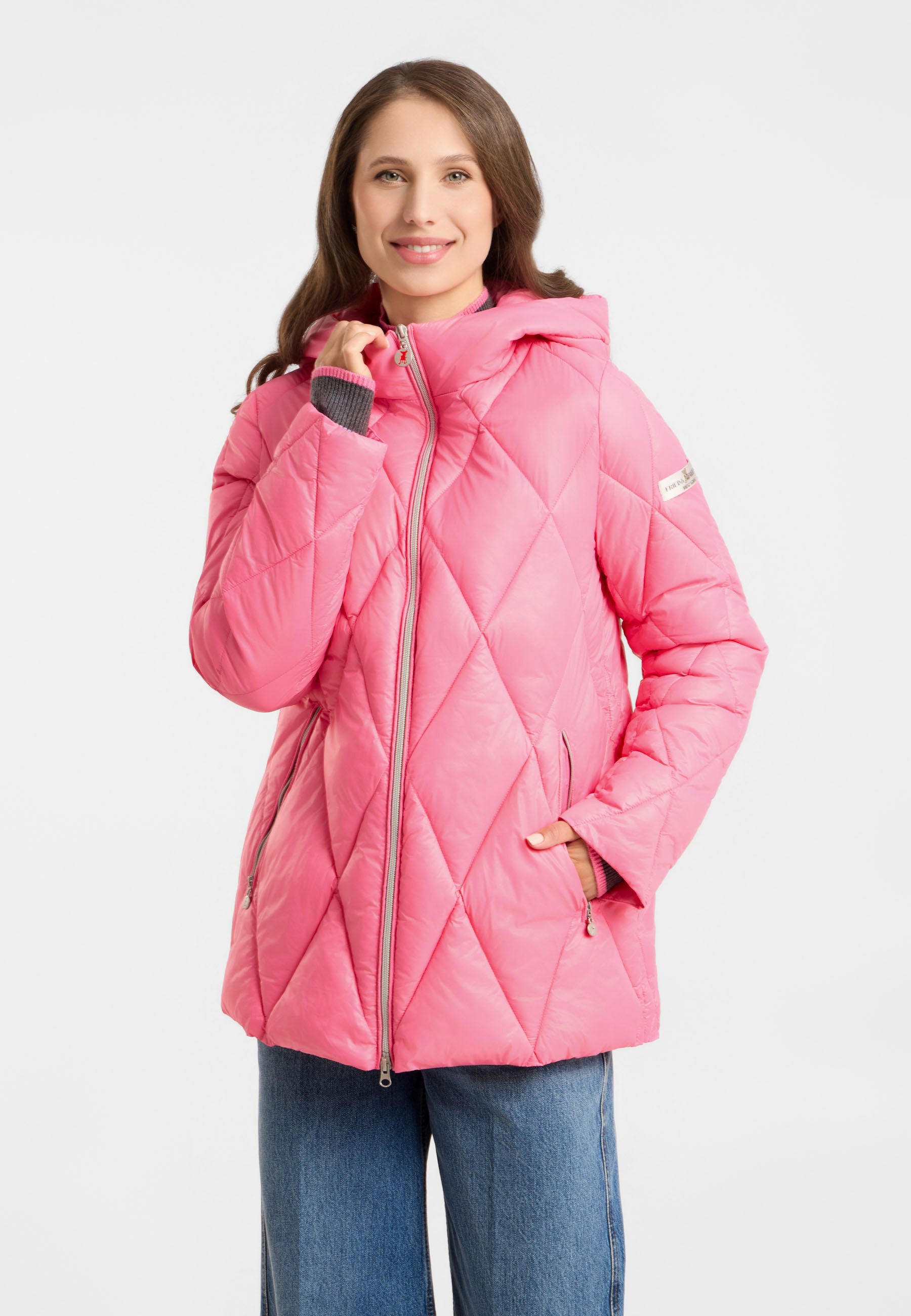 Frieda & Freddies Winterjacke Frieda & Freddies Steppmantel mit Rautensteppung