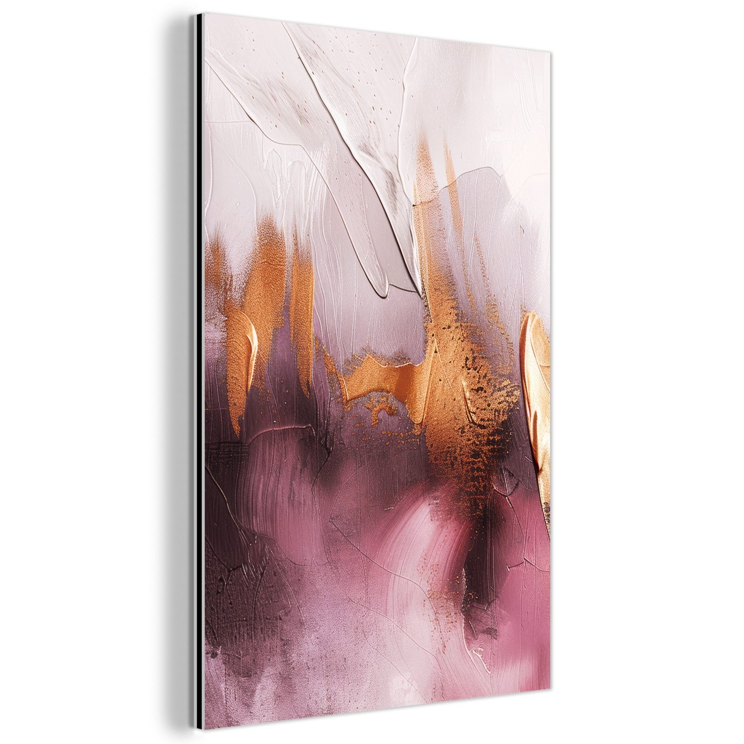 MuchoWow Metallbild Lila - Abstrakt - günstig online kaufen