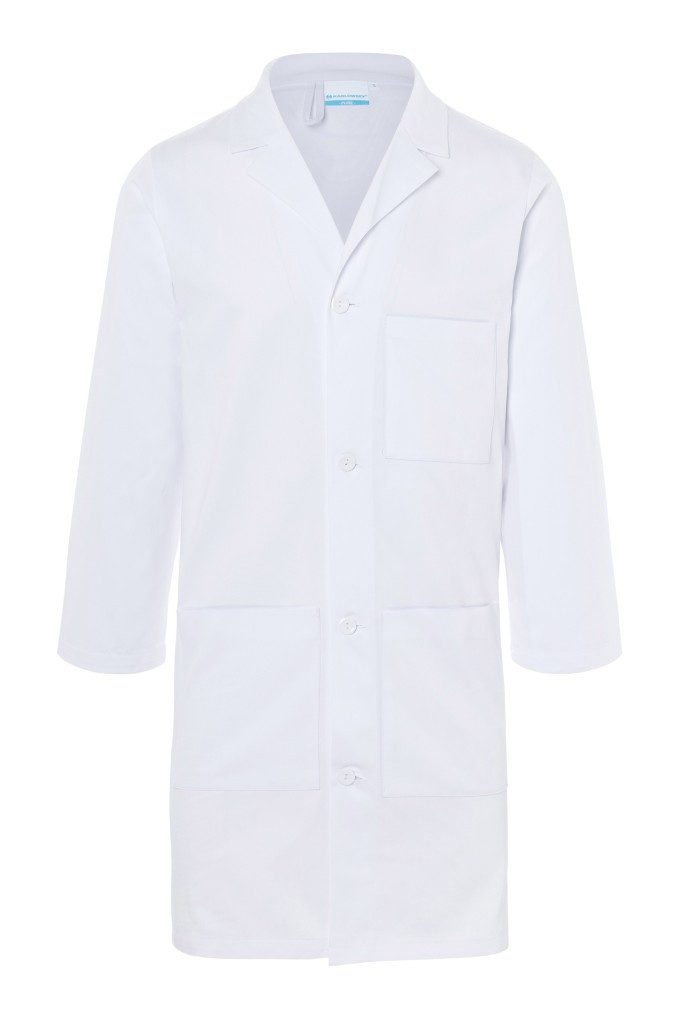 Karlowsky Fashion Arztkittel KARLOWSKY Herren Arzt-/Labormantel BASIC Revers Casual-Fit Weiß