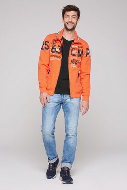 CAMP DAVID Sweatjacke mit Stehkragen