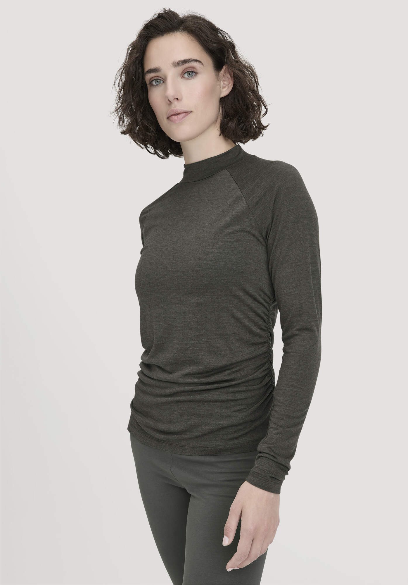 Hessnatur T-Shirt aus Bio-Merinowolle und TENCEL™ Lyocell (1-tlg)
