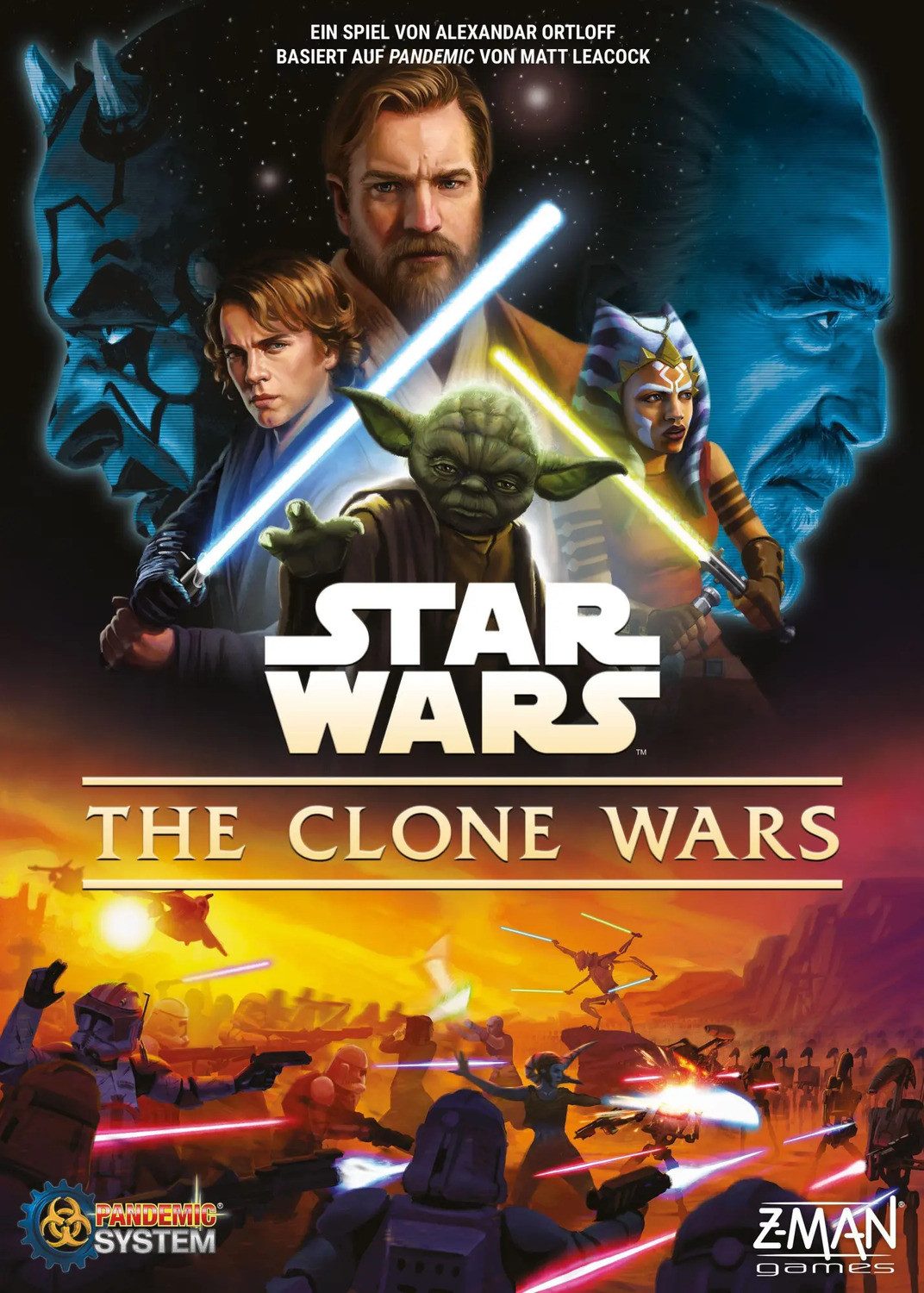 Spiel Star Wars The Clone Wars (Ein Brettspiel mit dem Pandemic-System)