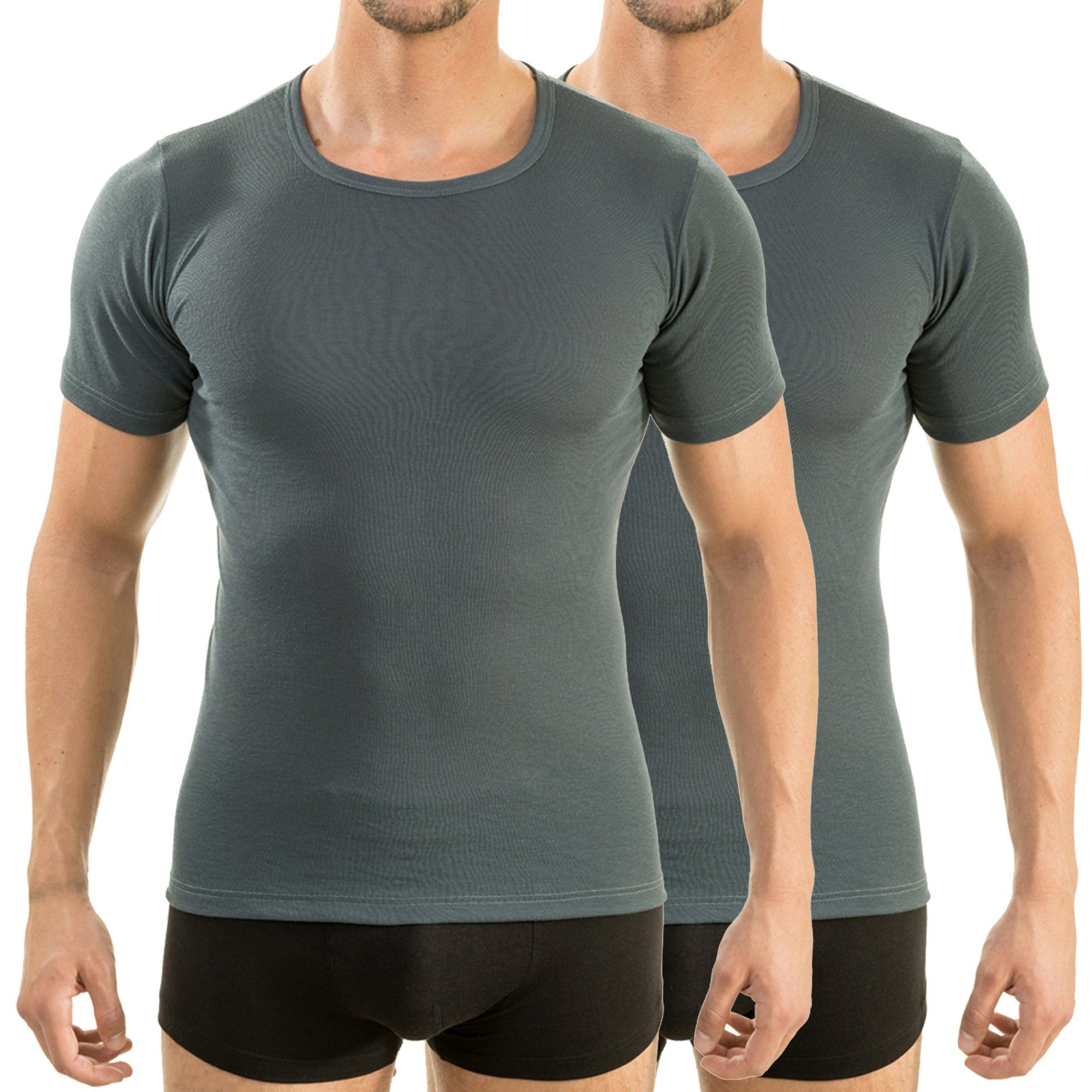 HERMKO Unterziehshirt 16800 2er Pack Herren günstig online kaufen