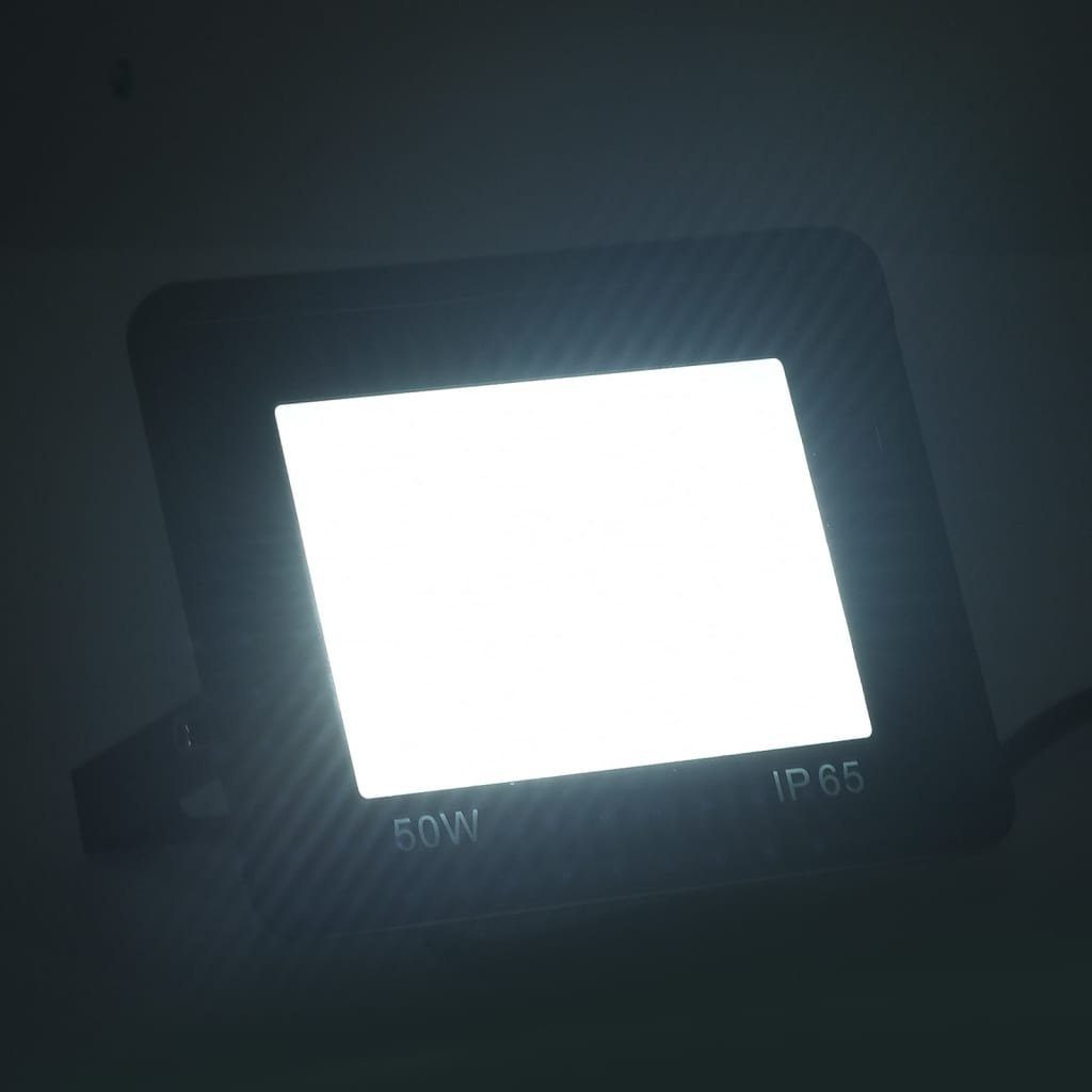 vidaXL Steckdose LED-Fluter 50 W Kaltweiß
