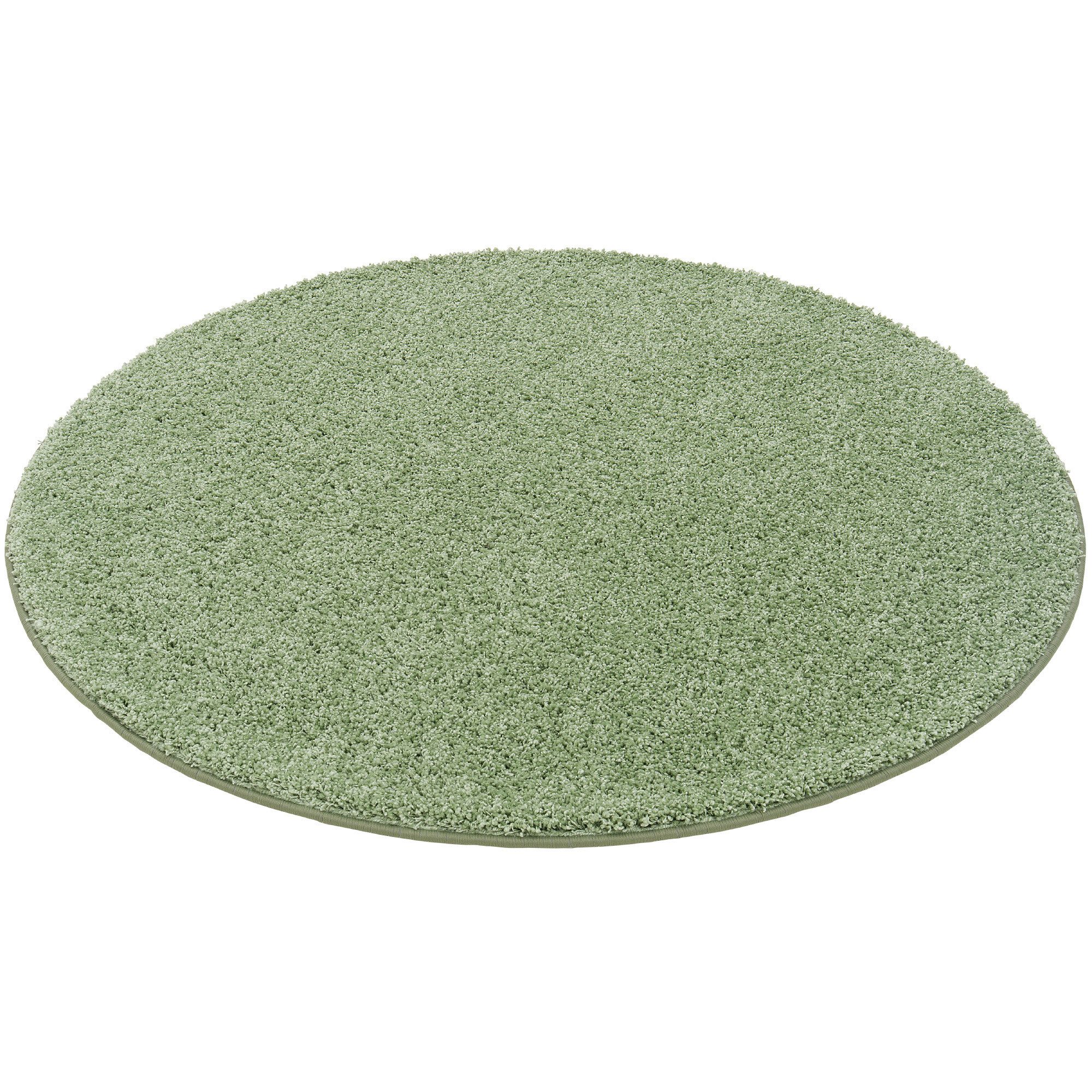Snapstyle Hochflor-Teppich Luxus Hochflor Langflor Teppich Milano Rund, Rund, Höhe: 43 mm – Bild 5 von 5