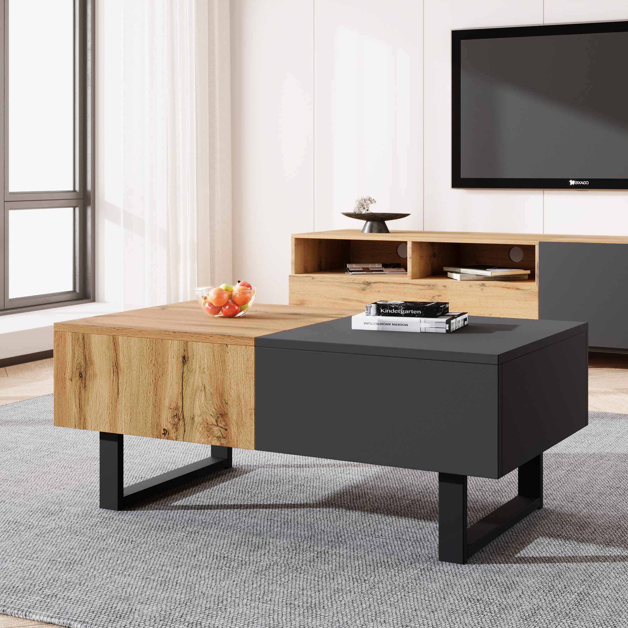 HAUSS SPOLE Couchtisch mit versteckter Aufbewahrung, günstig online kaufen