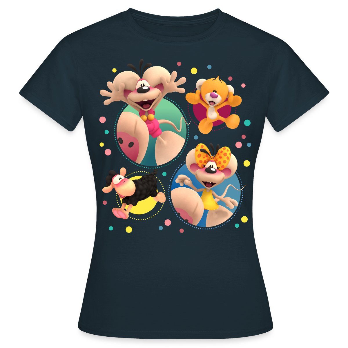 Spreadshirt T-Shirt Diddl Wollywell Diddlina Pimboli günstig online kaufen