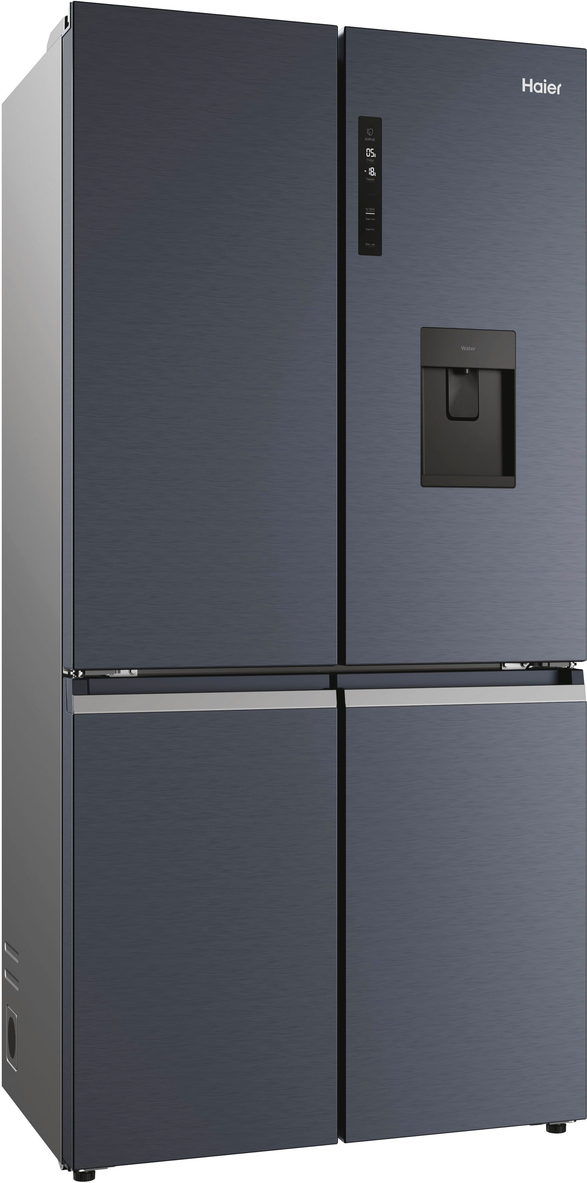 Haier Multi Door CUBE 90 SERIES 5 HCR5919EHMB, 190 cm hoch, 90,8 cm breit, 190 cm hoch, 91 cm breit, Nutzinhalt: 525 Liter, Wasserdispenser