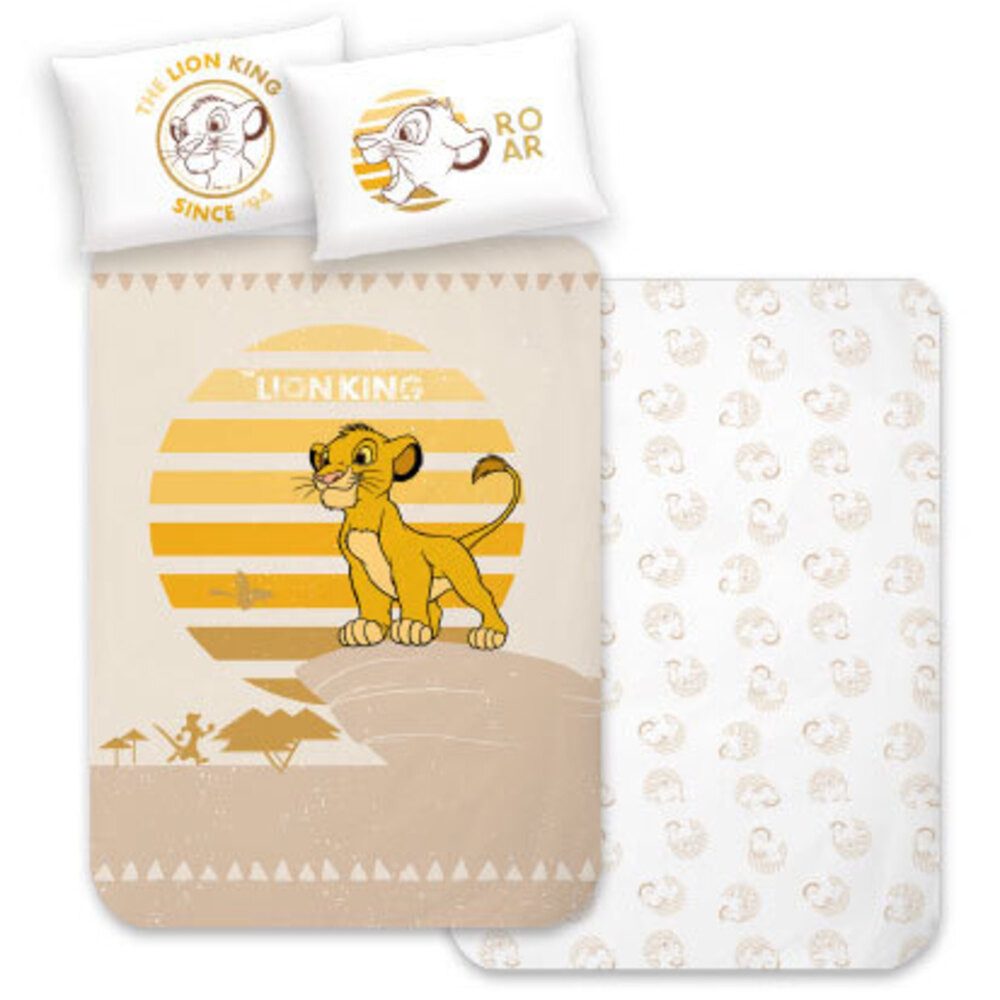 Babybettwäsche Disney Lion King König der Löwen Babybettwäsche 100x135 cm