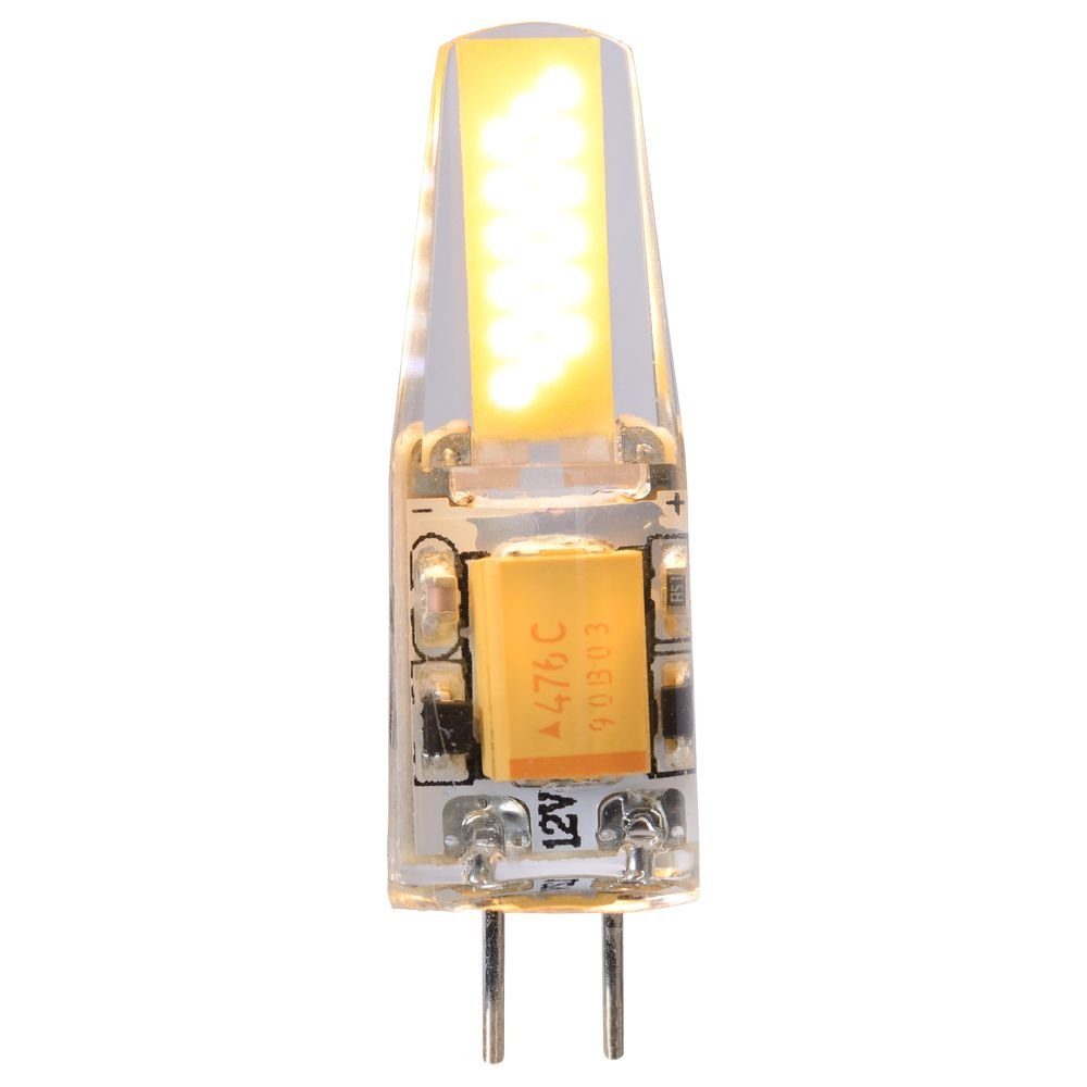 click-licht LED-Leuchtmittel LED G4, klar, Glas, Stiftsockel, 1,5W, 150lm, n.v, warmweiss