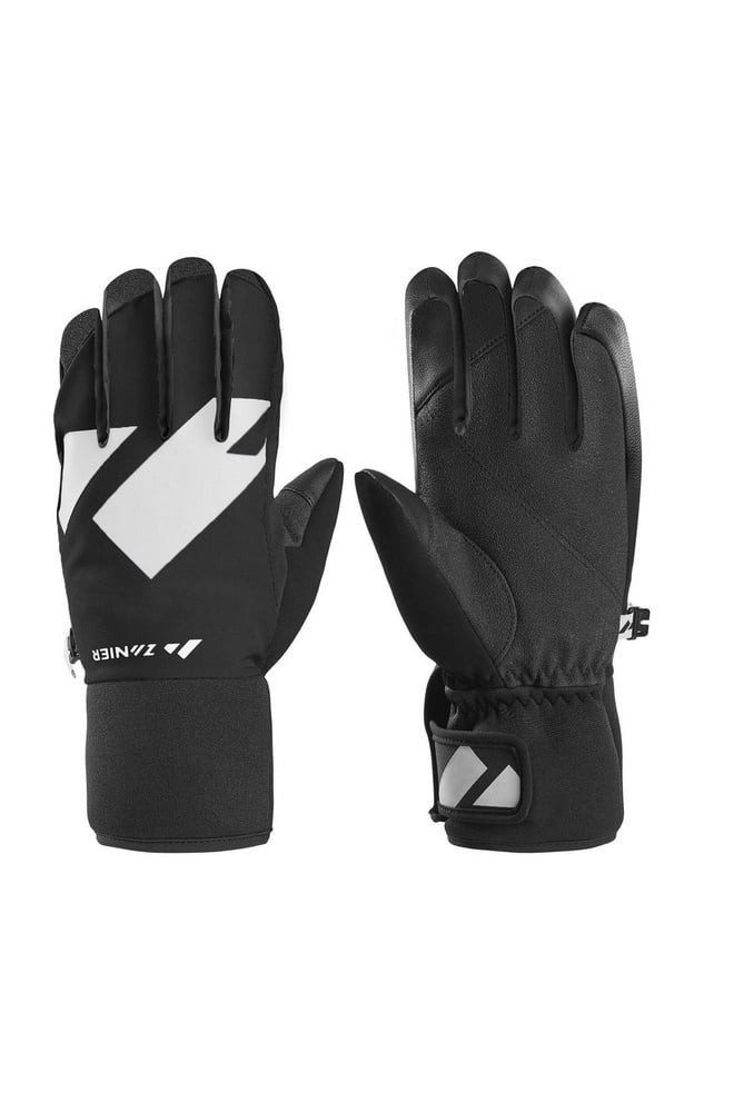 Zanier Multisporthandschuhe Winterhandschuhe Shredder.STX (optimalen Tragekomfort) schwarz/weiss
