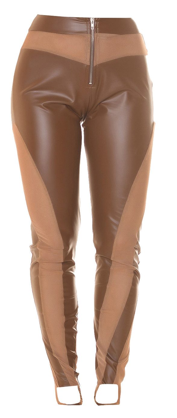Koucla Steghose mit Mesh-Einsätzen, Damenhose Hose günstig online kaufen