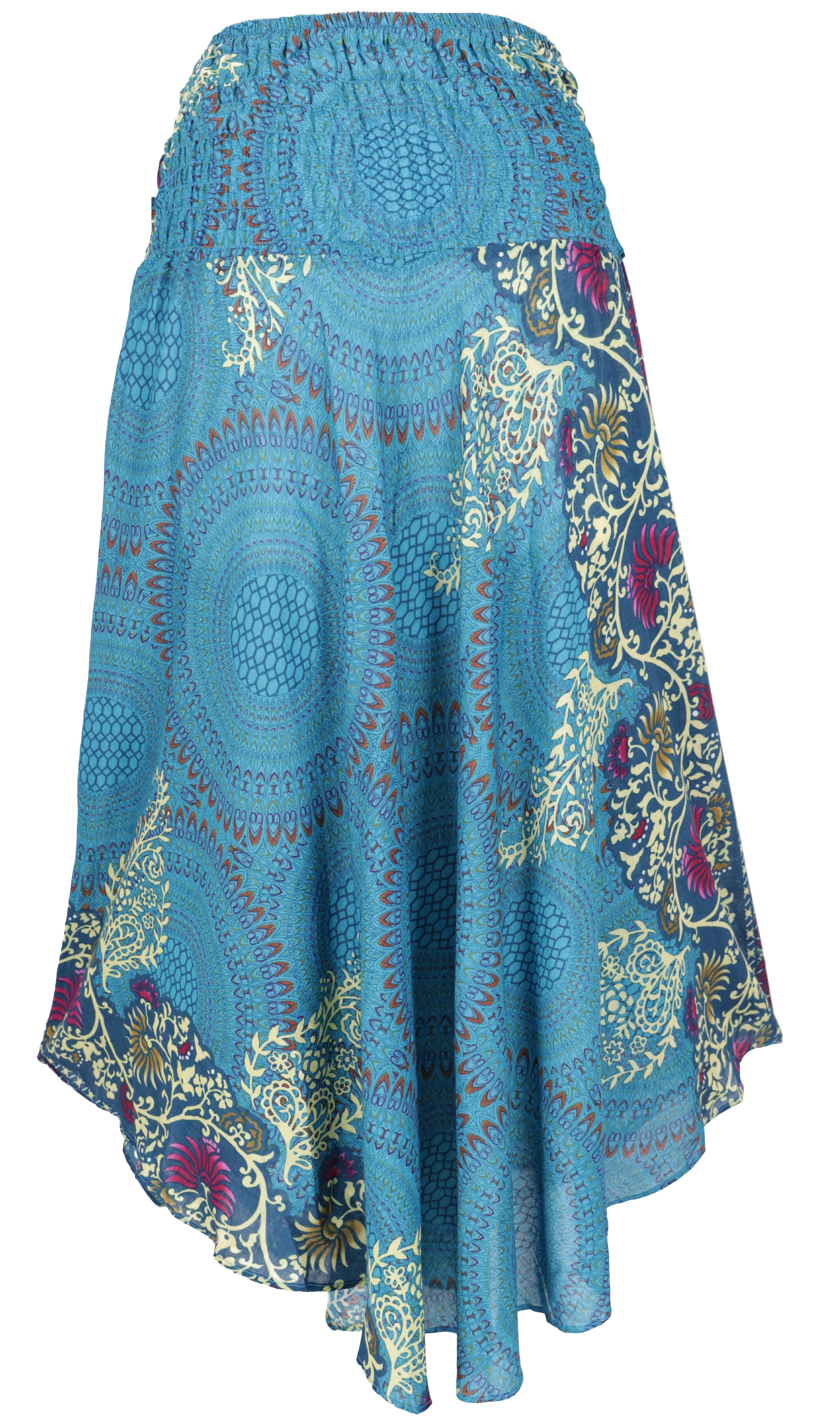 Guru-Shop Minirock Boho Sommerrock, Maxirock Hippie günstig online kaufen