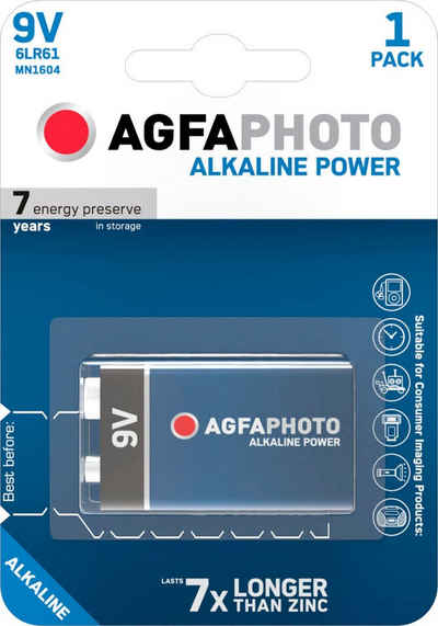 AgfaPhoto »1 Stück Platinum« Batterie, 6LR61 (9 V, 1 St)