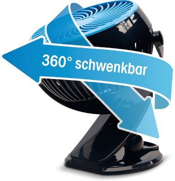 MediaShop Standventilator Go Fan, schwarz