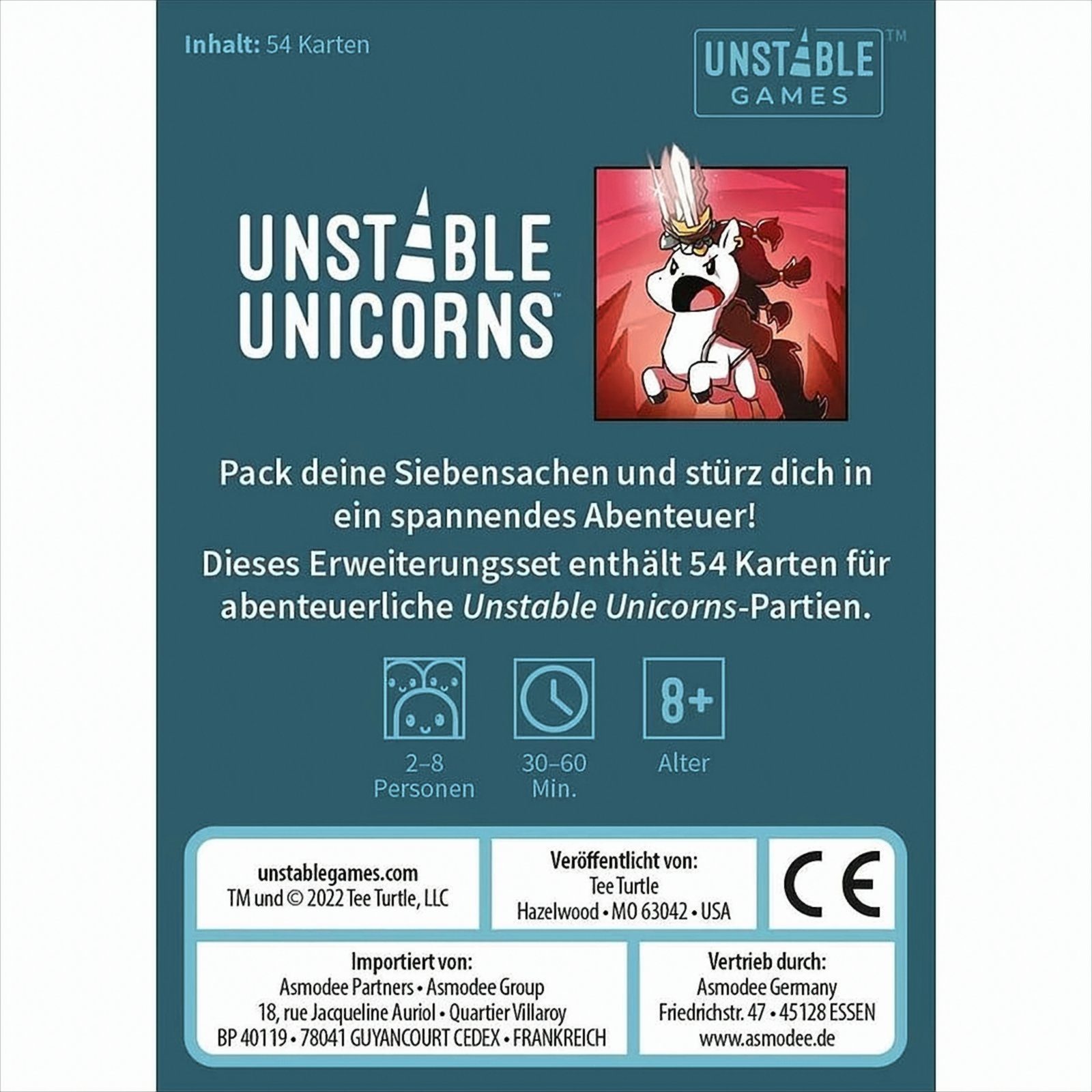 Asmodee Spiel Unstable Games - Abenteuer Erweiterungsset