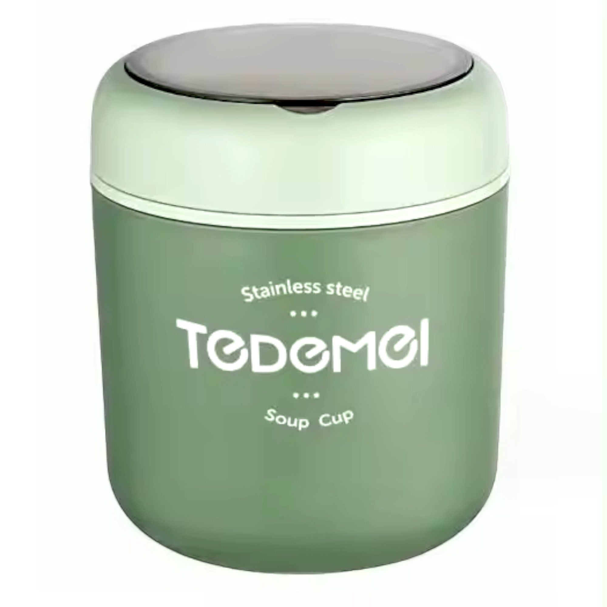 ROY Müslibox Термоконтейнери 510 ml Edelstahl – Müsli Becher To Go, BPA-frei, BPA-frei & lebensmittelechte Materialien & Edelstahl, (Auslaufsicherer Deckel mit integriertem Löffel, Термоконтейнери & Müsli Becher in einem), Hält Speisen bis zu 6 Std. warm & 8 Std. kalt