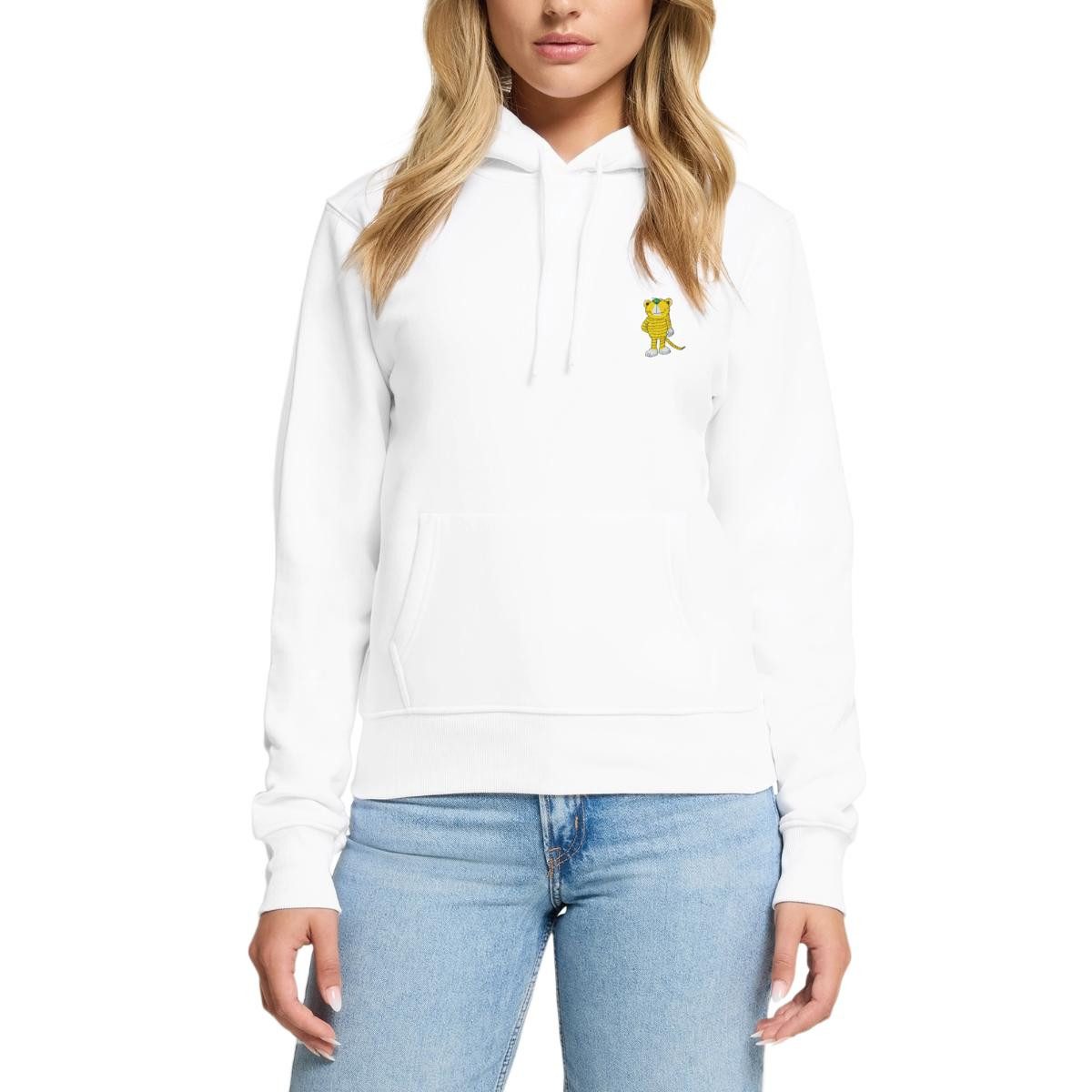 Spreadshirt Hoodie Janosch Kleiner Tiger Stick Damen Premium Hoodie (1-tlg)