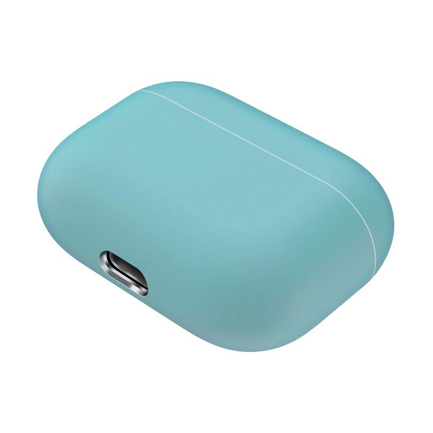 König Design Handyhülle Apple AirPods Pro, Schutzhülle für Apple AirPods Pro Handy Hülle Silikon Tasche Case Cover Grün