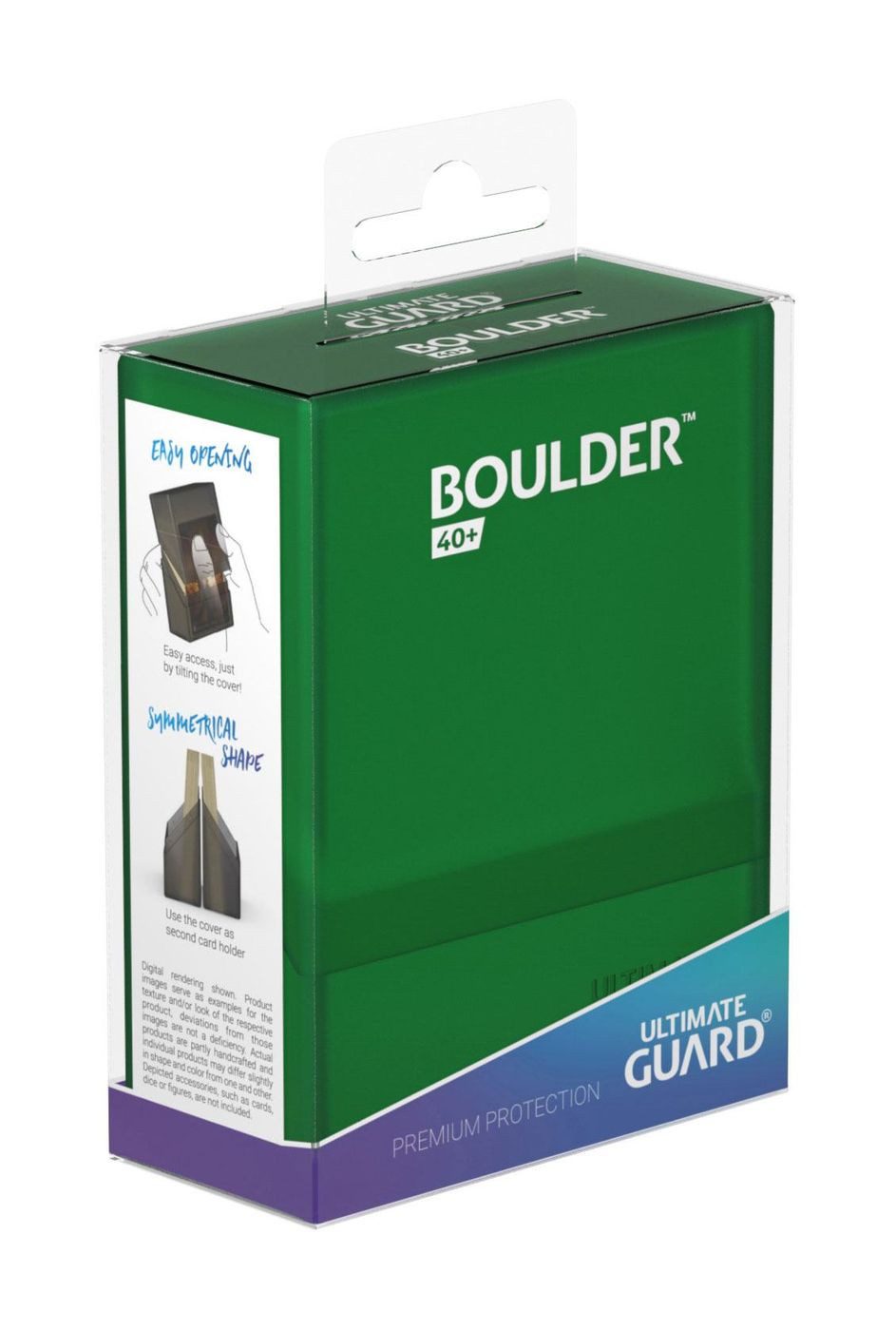 Ultimate Guard Sammelkarte Boulder™ Deck Case 40+ - Emerald