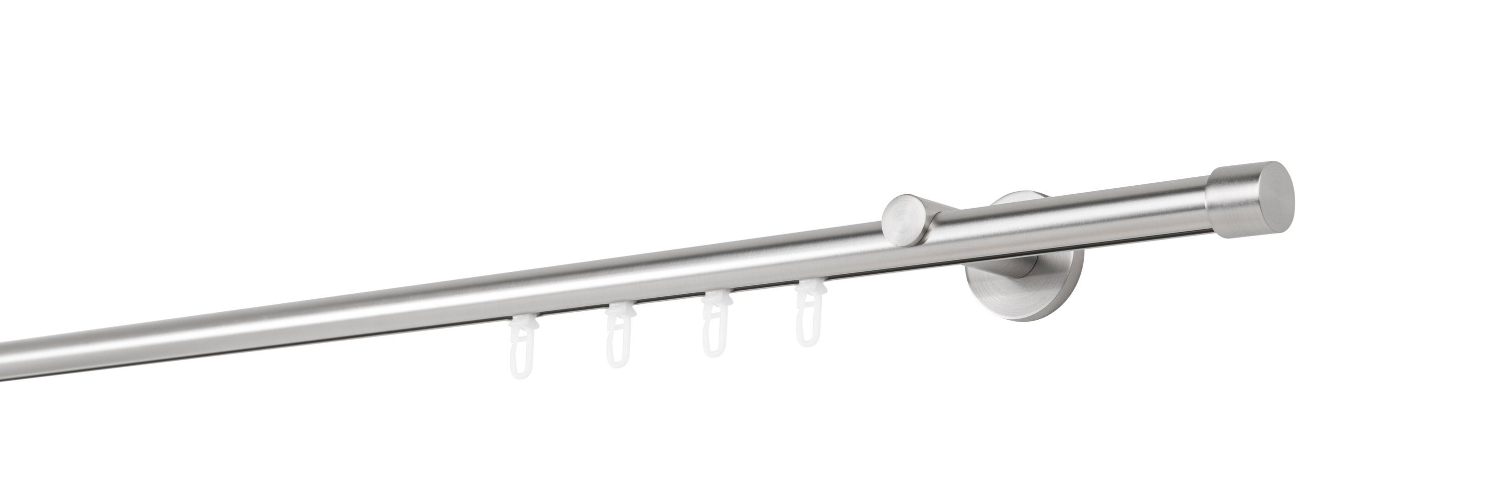 ondeco Gardinenstange Profil Wandabstand 6,5cm Cap, Ø 20 mm, 1-läufig, Wuns günstig online kaufen