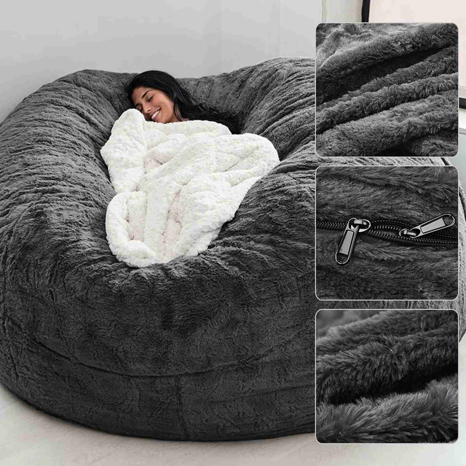 cocosity Sitzsack Schonbezug für Schwammbett-Sitzsack, rund günstig online kaufen
