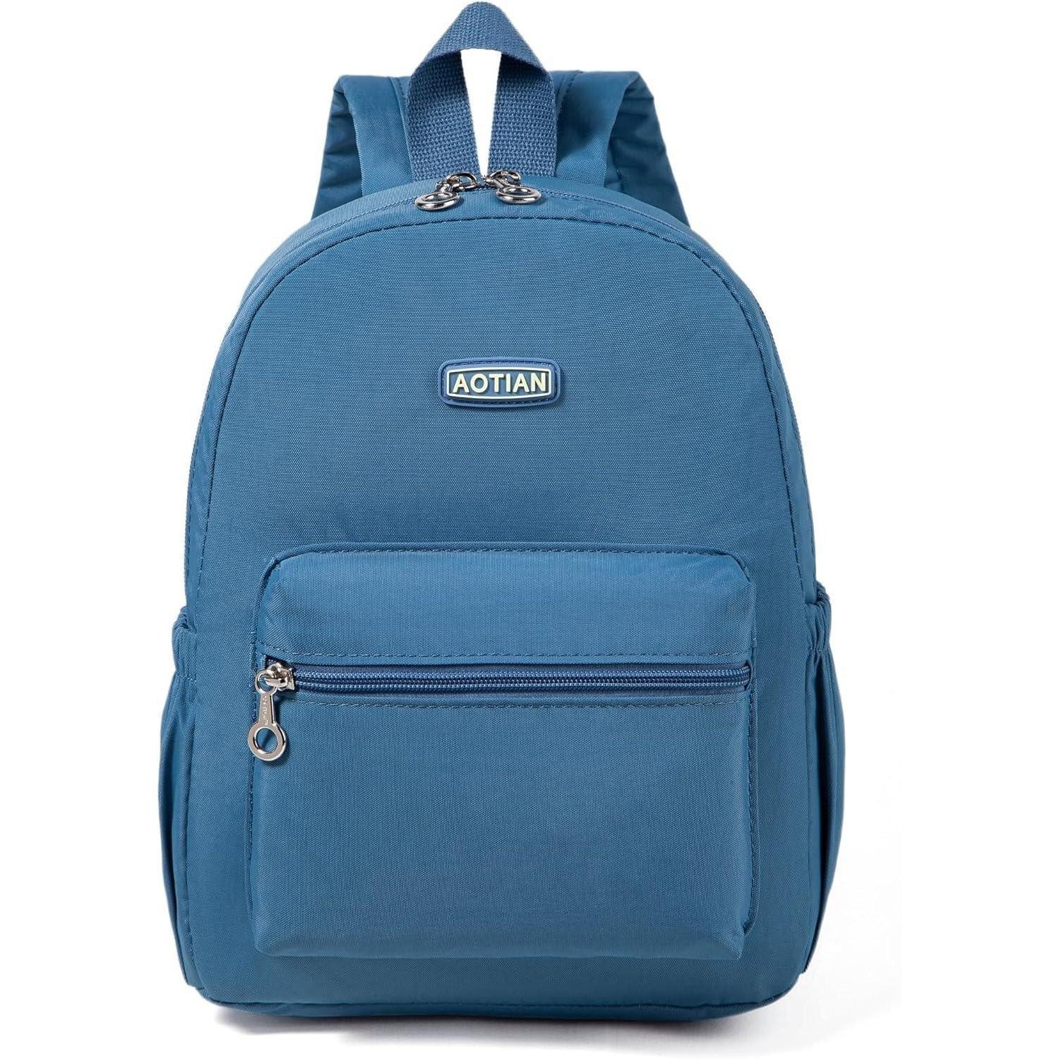 LuxusKollektion Minirucksack Rucksack Damen mini Daypack Schultertasche 7L lässig Hellblau