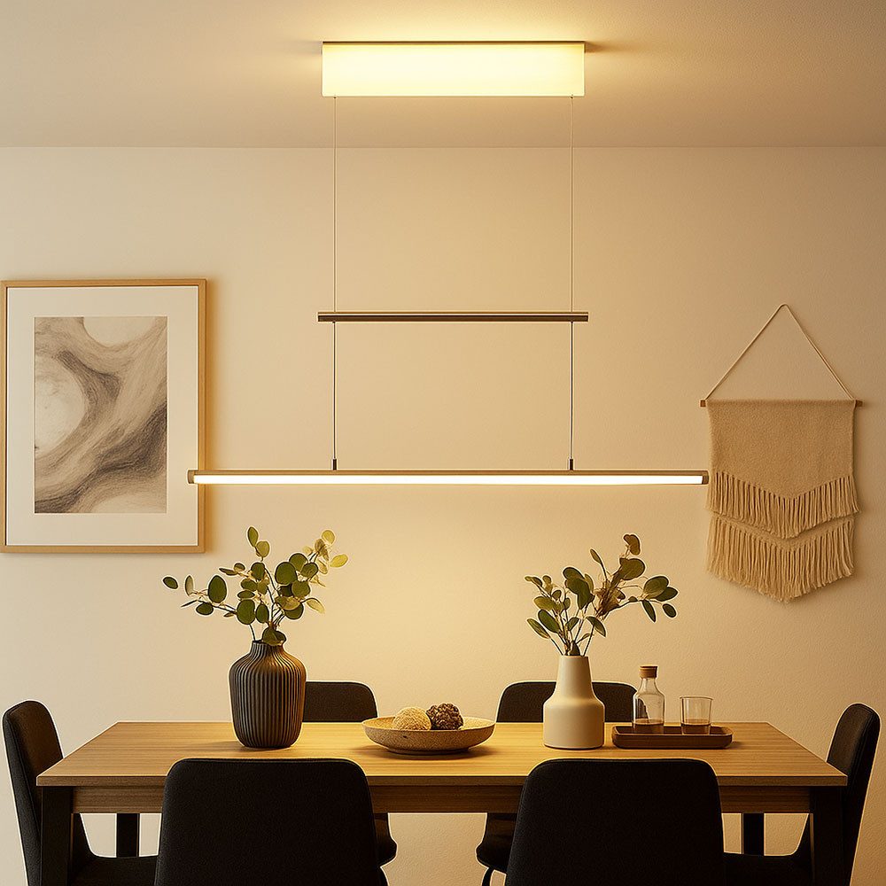 Esto Hängeleuchte, LED-Leuchtmittel fest verbaut, Warmweiß, 22 Watt LED Pendelleuchte Hängeleuchte Deckenbeleuchtung Beleuchtung