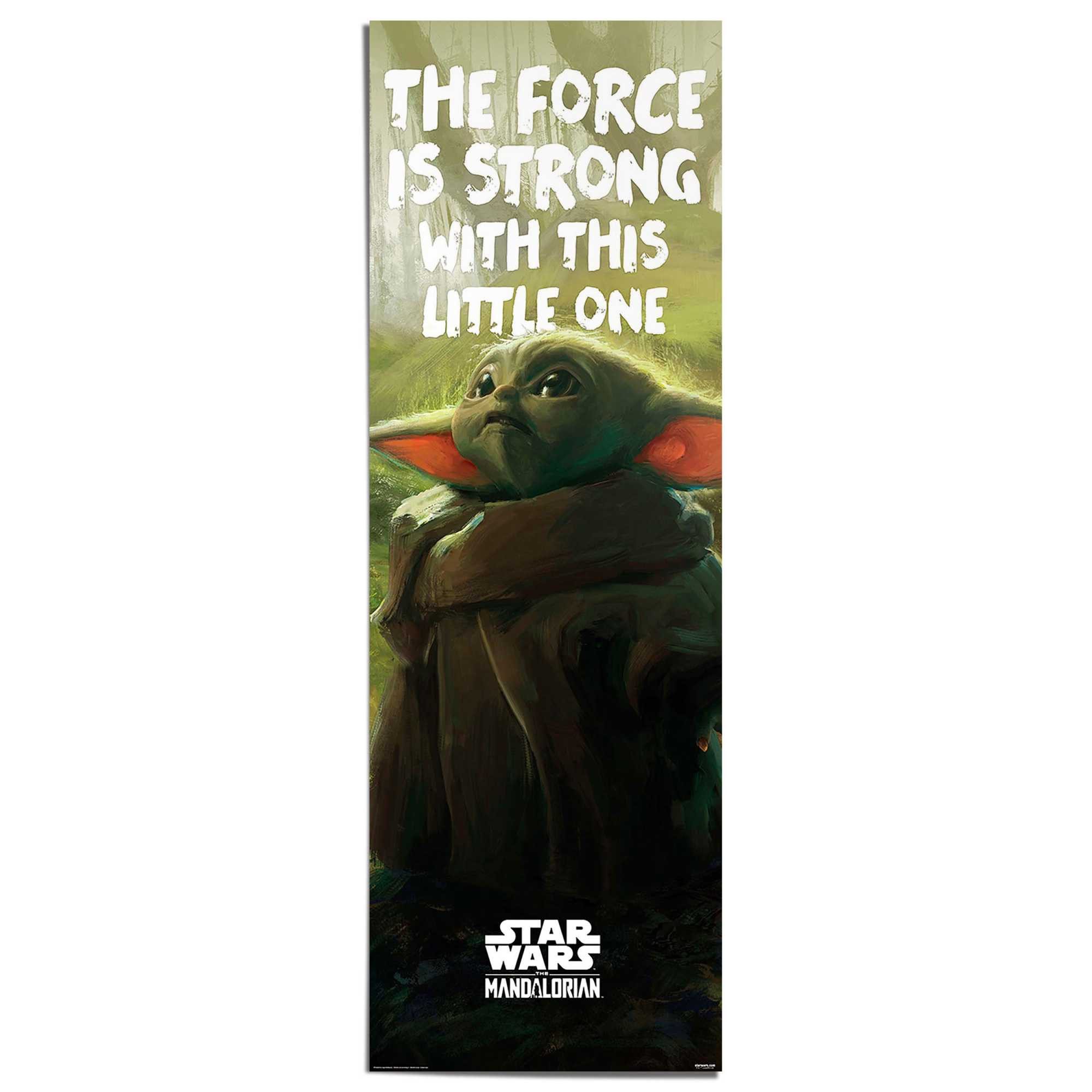 Reinders! Poster Star Wars - Grogu, Teenager Zimmer - Grün - 170 gr. Papier - Cartoons - 53x158 cm