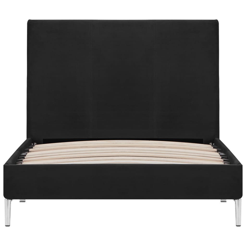vidaXL Bett Bettgestell Schwarz Stoff 90x200 günstig online kaufen