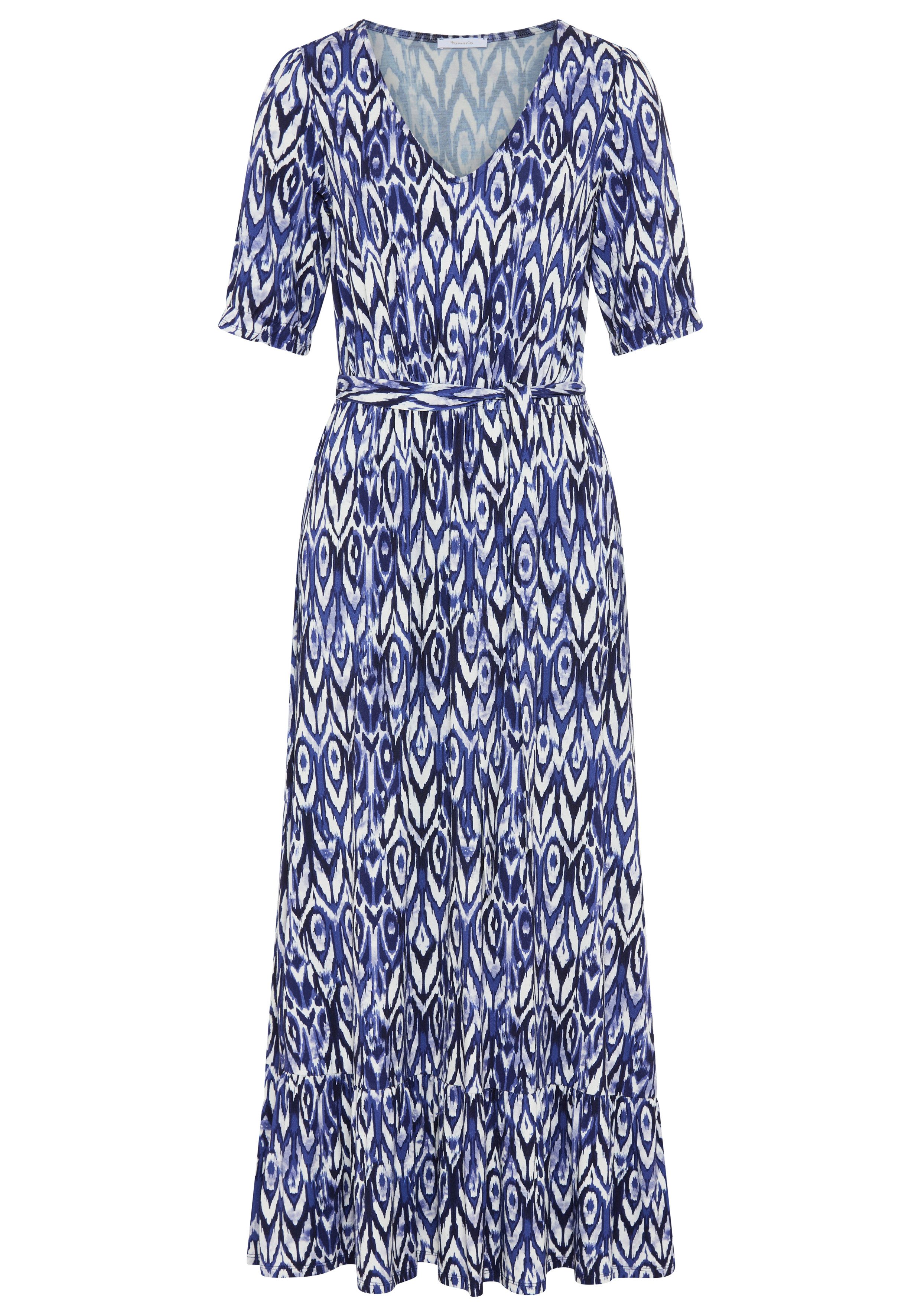 Tamaris Jerseykleid mit verspielten Ärmeln, figurumspielende Passform. € 59,99, (€ 59,99 pro 1 Stk).