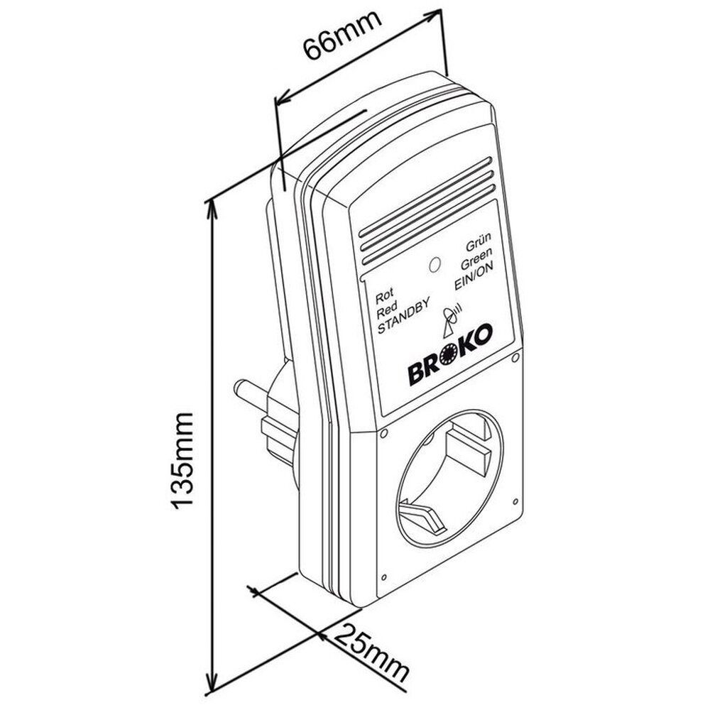 BROKO BROKO BL220FAT Smarter Kontaktsensor