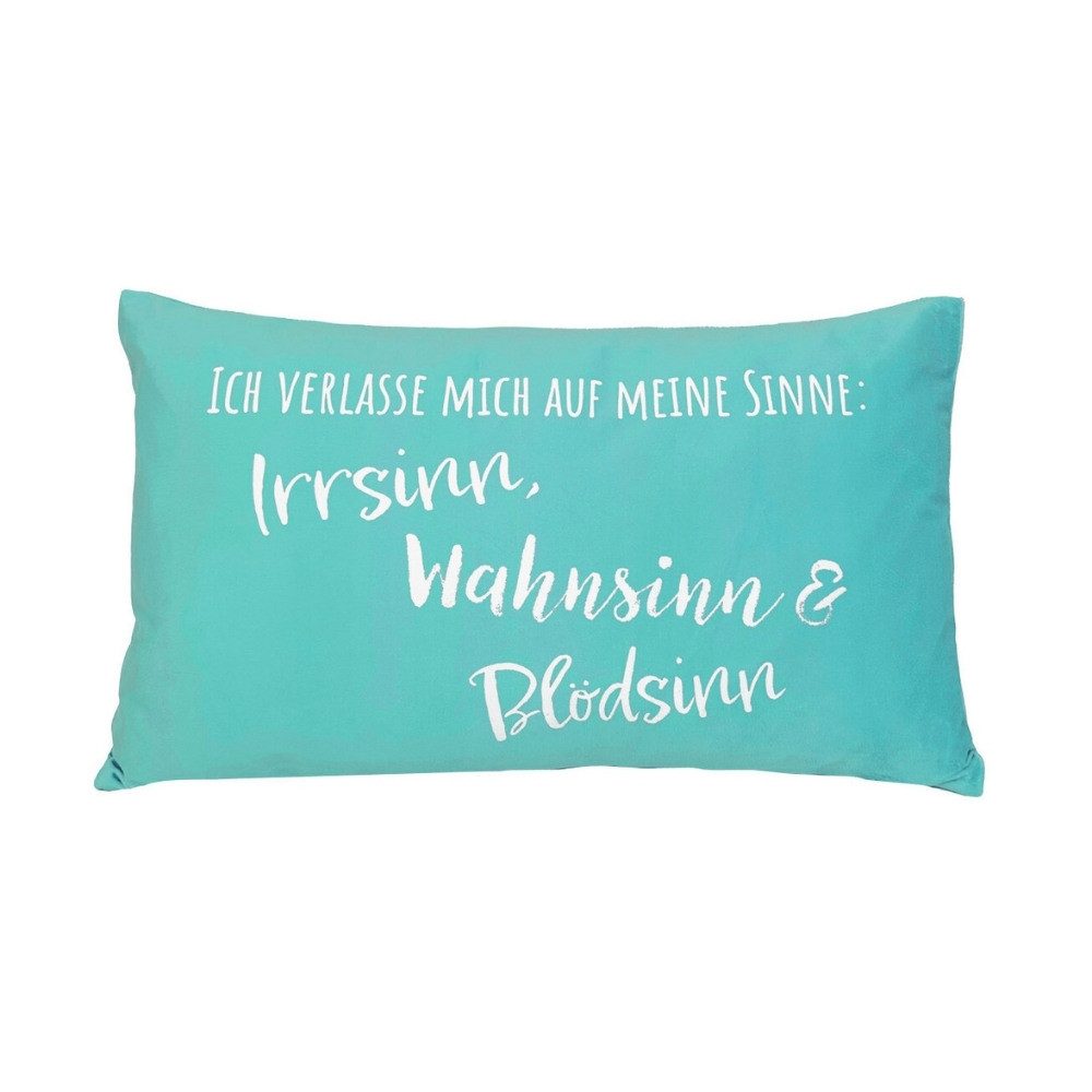 REALLaxx Dekokissen Sprüche & Tiere Motivkissen, 45x45 / 30x50cm lustig bedruckter Kissenbezug inkl. Füllung, waschbar