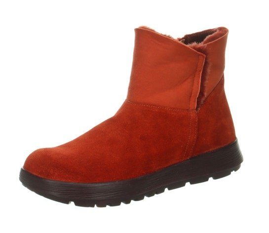 Think! Comoda Winterboots mit rot Reißverschluss