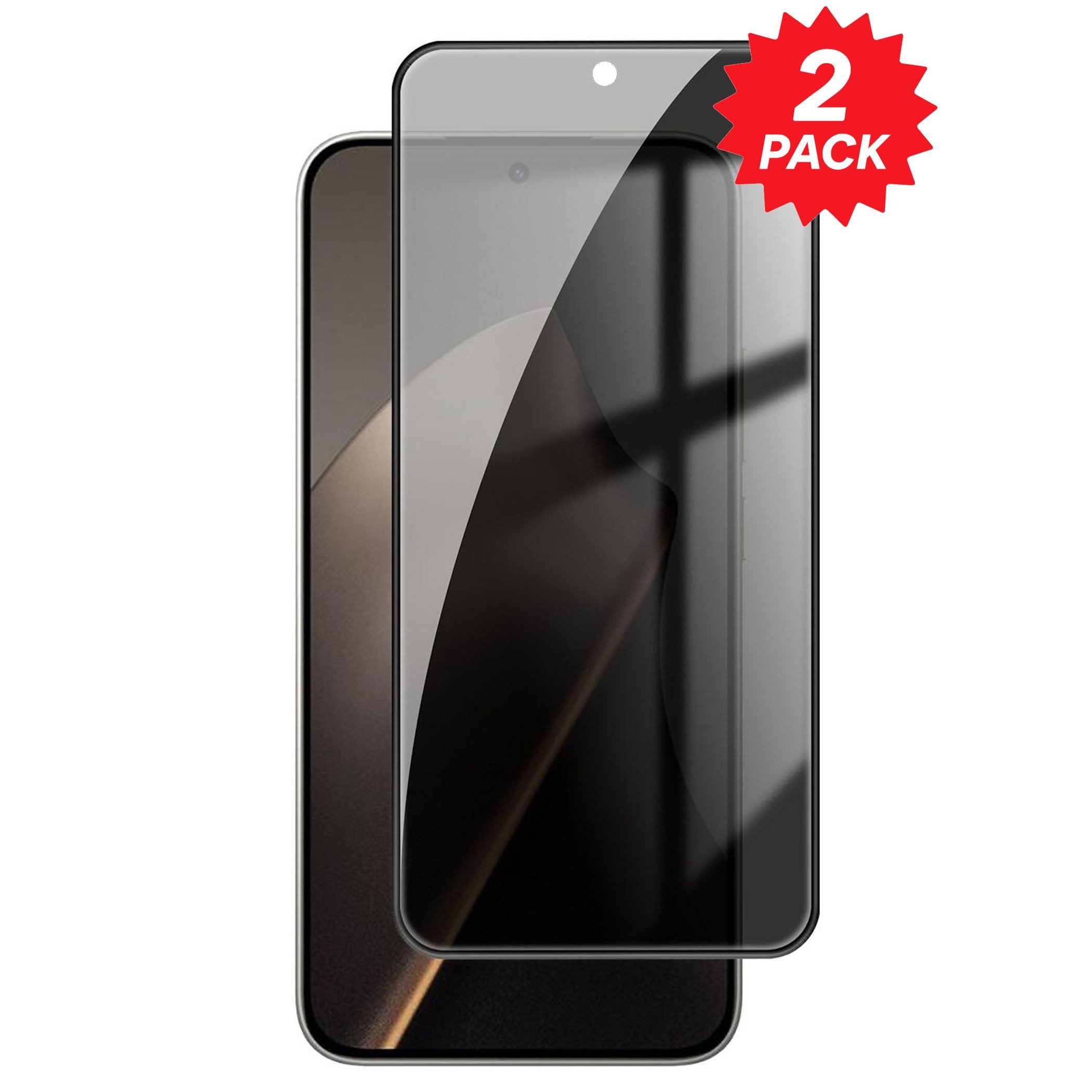 Wigento Displayschutzglas Privacy 2x für Xiaomi 17T Display 9H Hartglas Blickschutz für Xiaomi 17T, Spar Set Privacy Display Schutz Glas