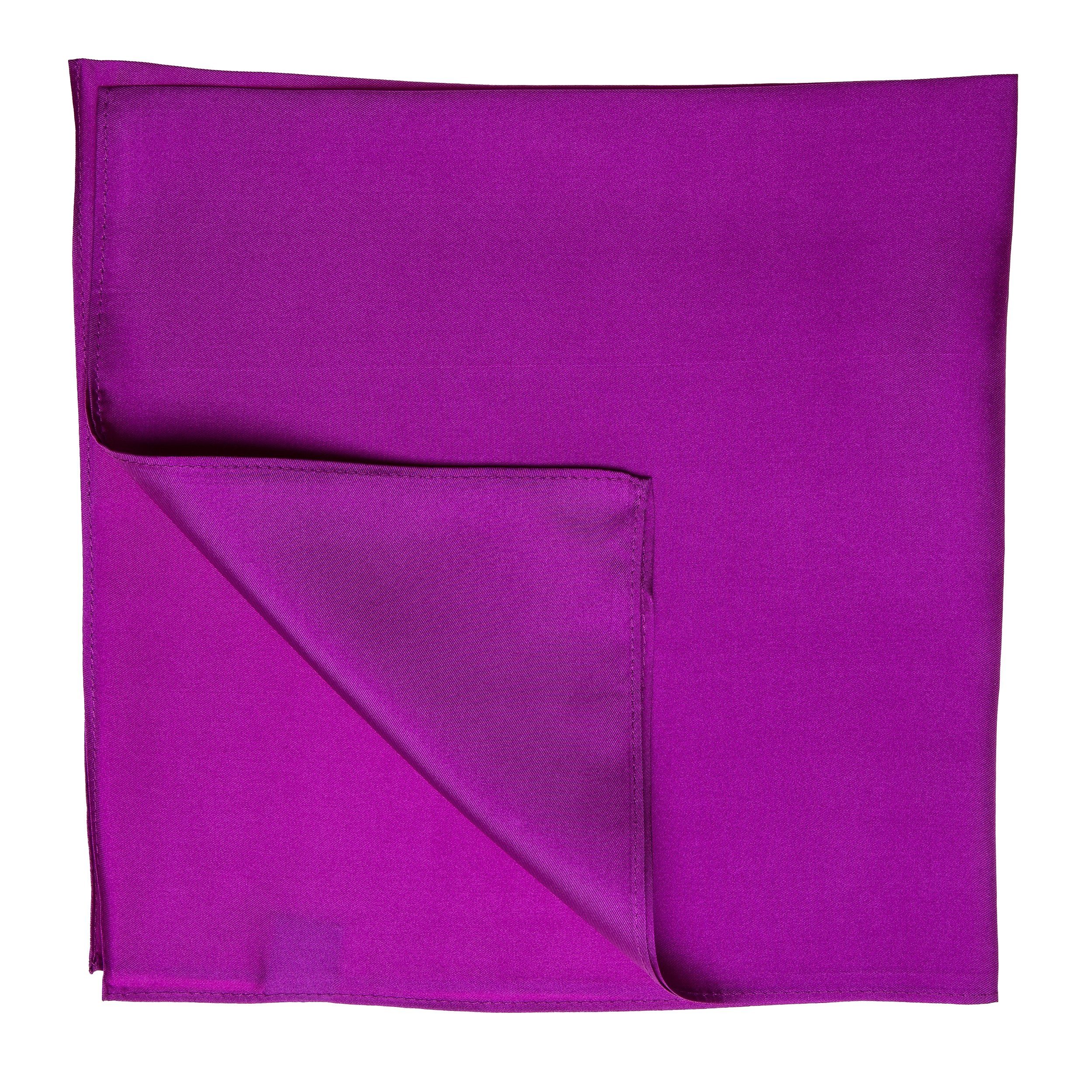 TINITEX Seidentuch Nickituch Halstuch purpur-violett Twill