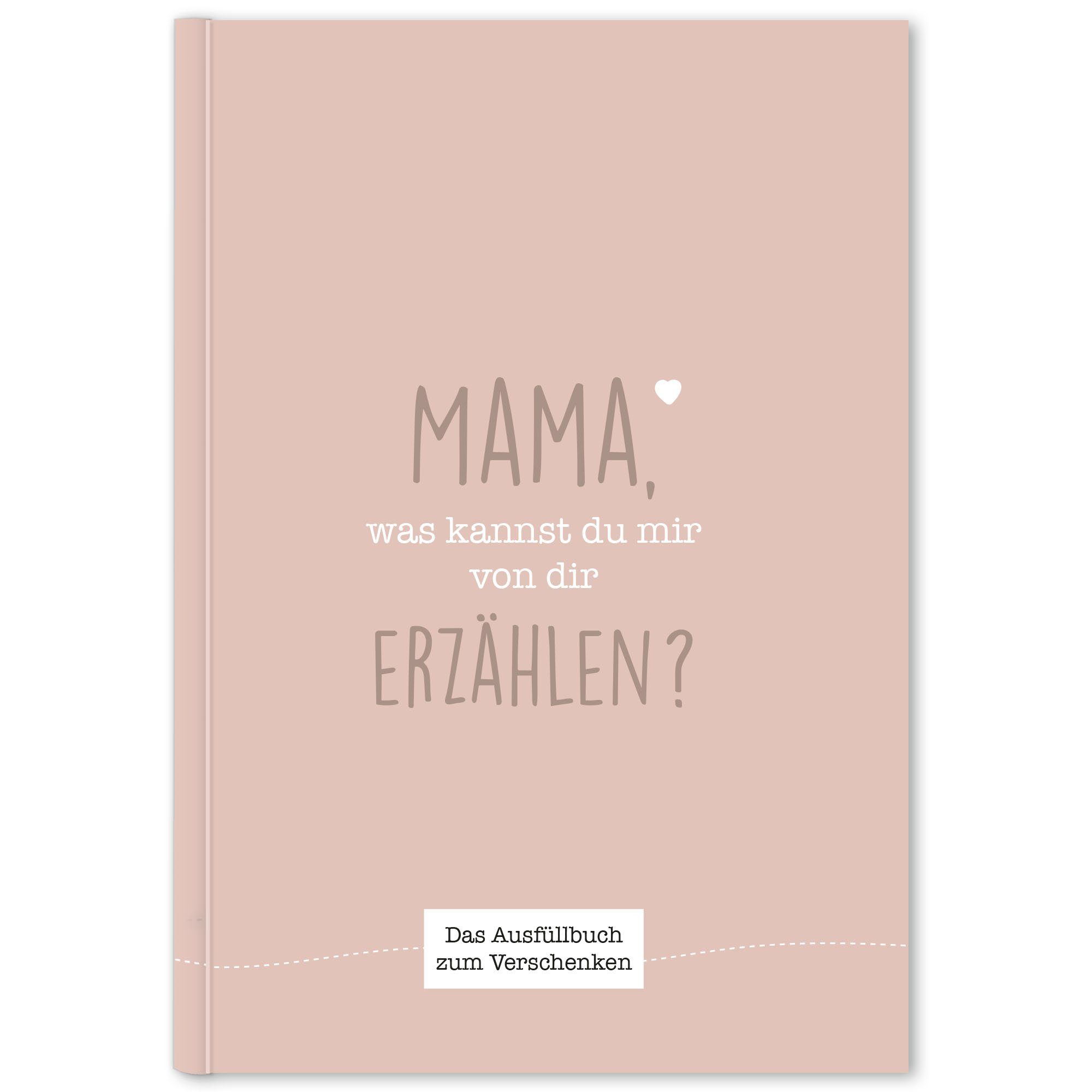 CUPCAKES & KISSES Notizbuch Mama was kannst du erzählen, Buch zum ausfüllen, Muttertagsgeschenk, Geschenke für Mama, Geschenk