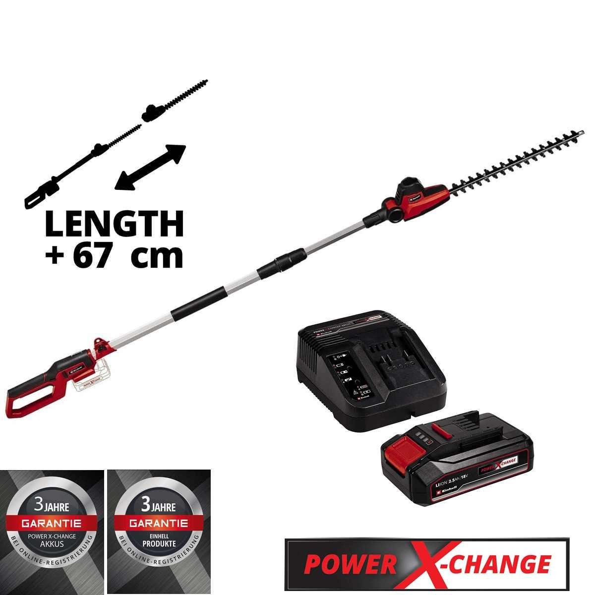 Einhell Akku-Heckenschere Teleskop-Heckenschere GC-HH 18/45 Li günstig online kaufen