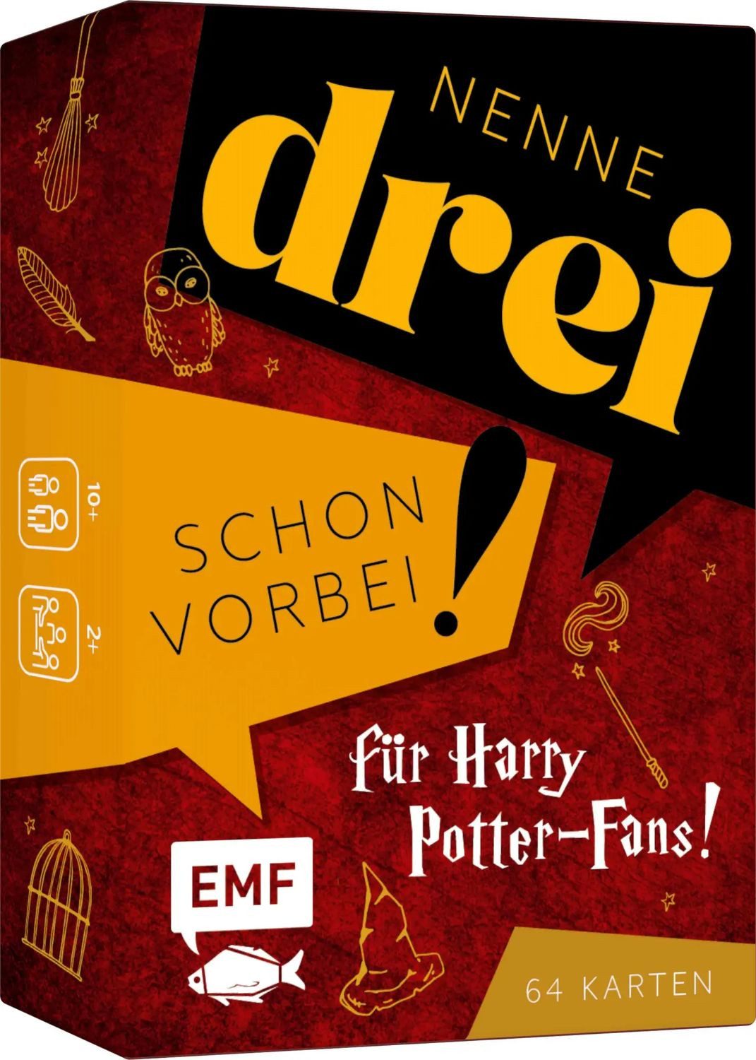 Michael Fischer Spiel Kartenspiel: Nenne drei - schon vorbei! ... für Harry Potter-Fans!