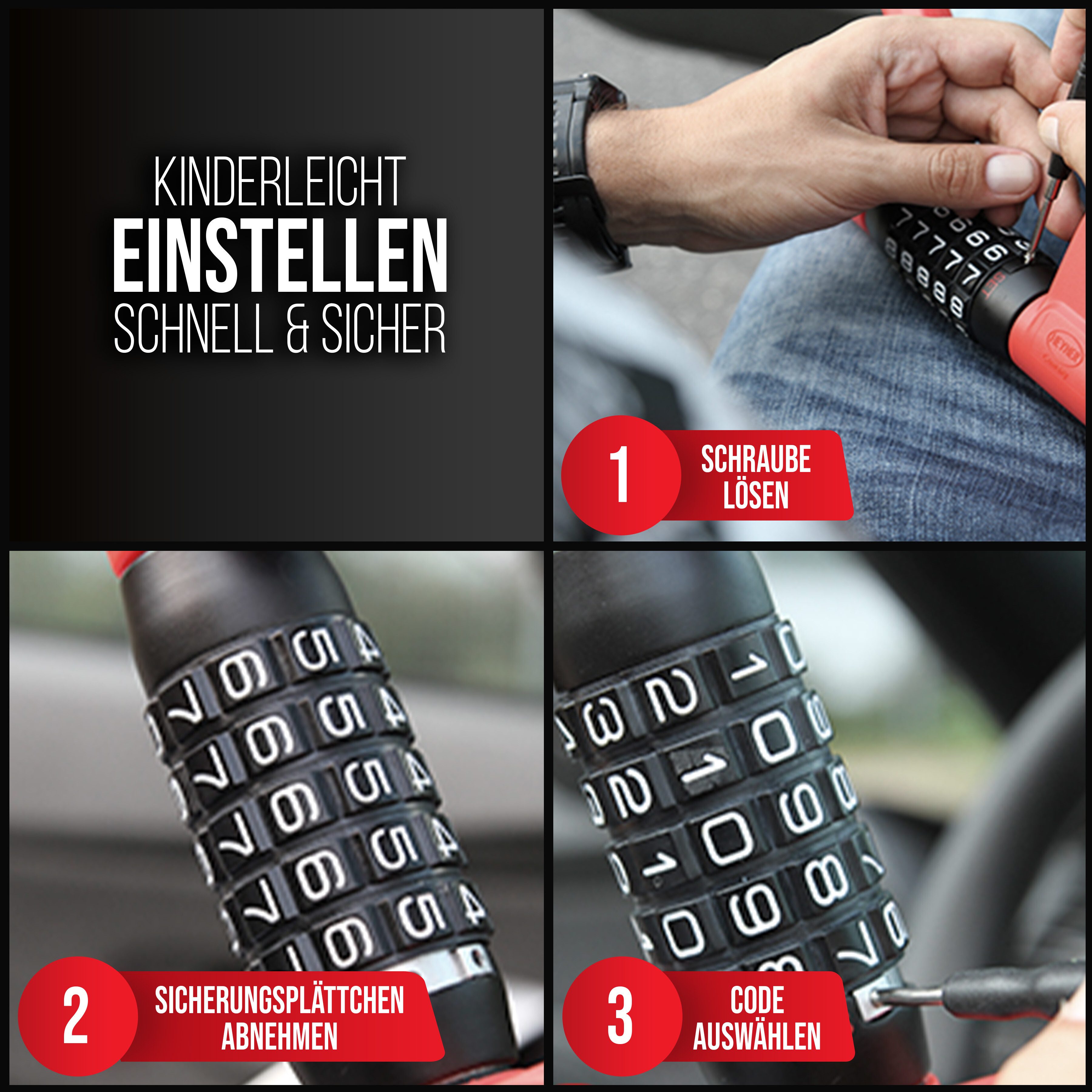 HEYNER Wheel Clamp with Wheel Arch and Rim Protection, incl. Bag (1-piece)