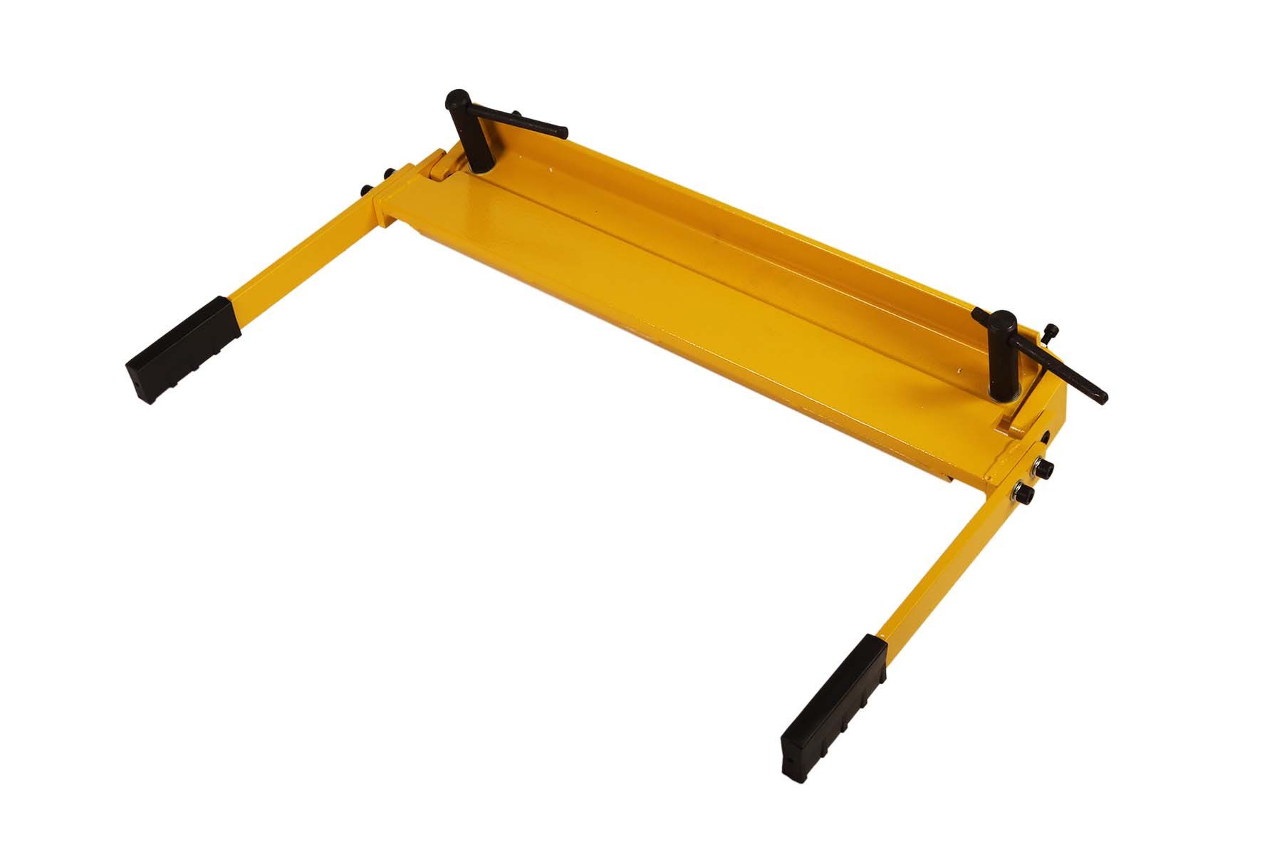 WELDINGER Biegewelle Abkantbank Stahl 460 mm Arbeitsbreite Biegewinkel 0-90° (Abkantpresse), (1-tlg), gefederte Zwingen, Hebelarme, Justierschrauben zur Feineinstellung
