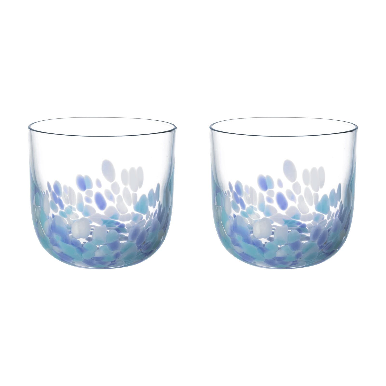 like. by Villeroy & Boch Glas Like Confetti Wasserglas 200 ml 2er Set, 2-tlg., Glas