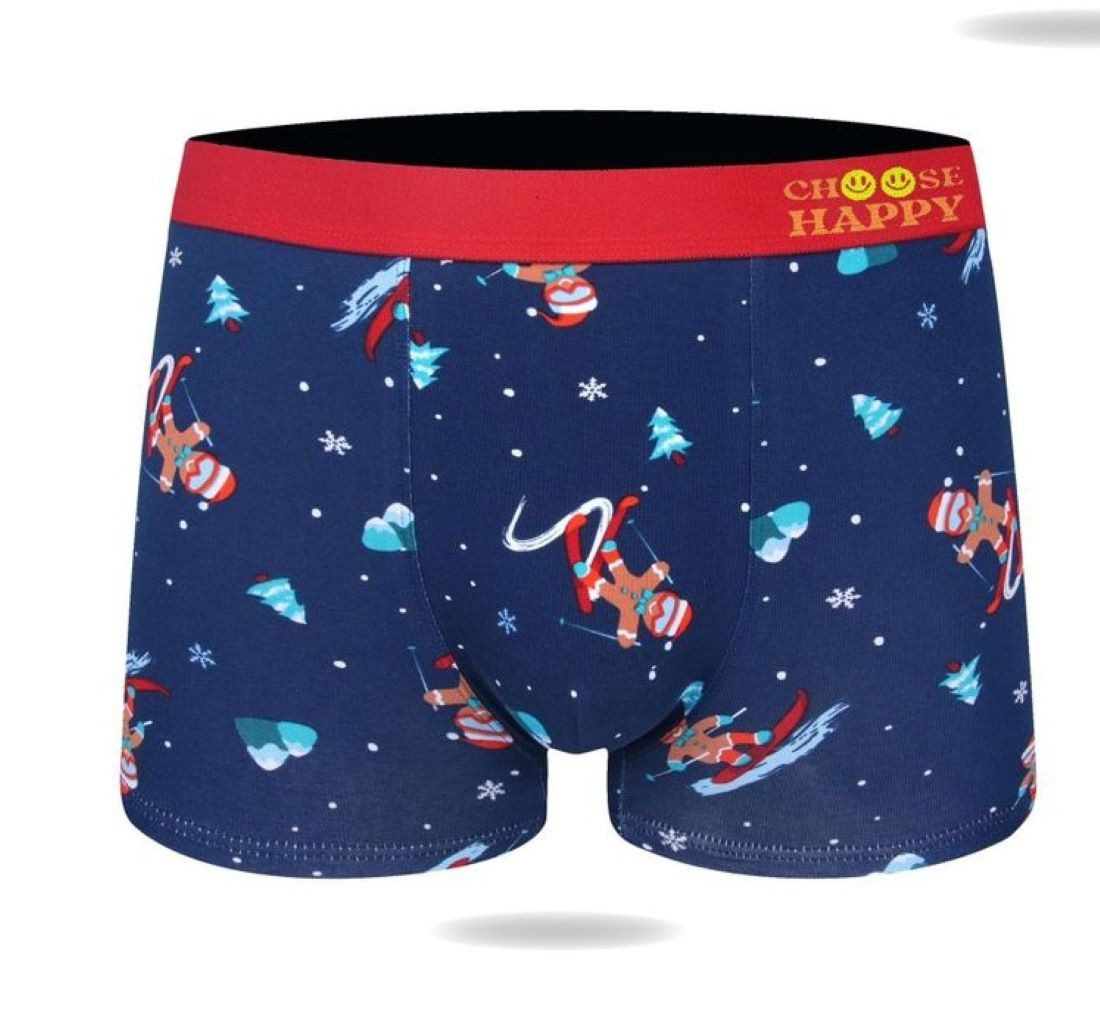 Toker Collection® Boxershorts Weihnachts Boxershort 3er Pack bunter Mix, M - 2 XL, Baumwolle (Packung, 3er Pack) mit Weihnachtsmotiv – Bild 3 von 4