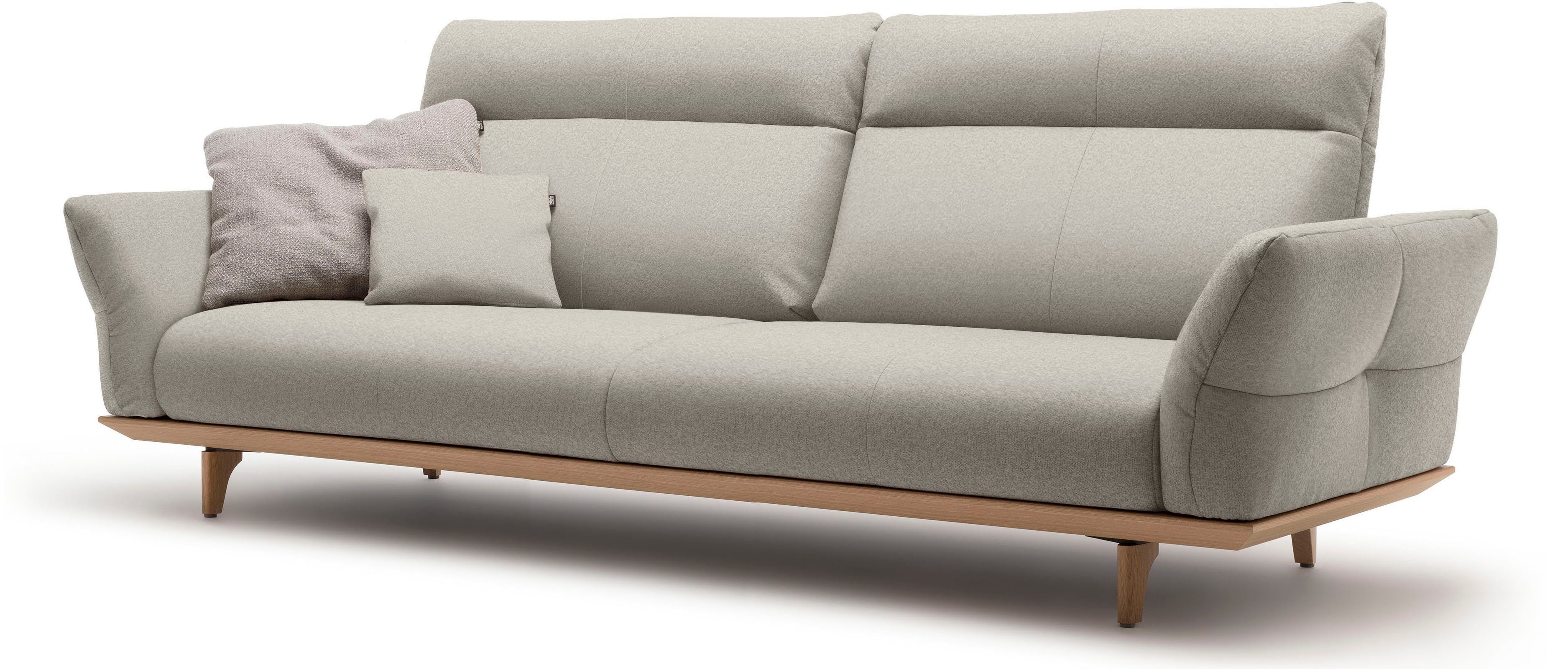 sofa hülsta Eiche, Sockel Breite natur, 248 Eiche hs.460, 4-Sitzer Füße cm in